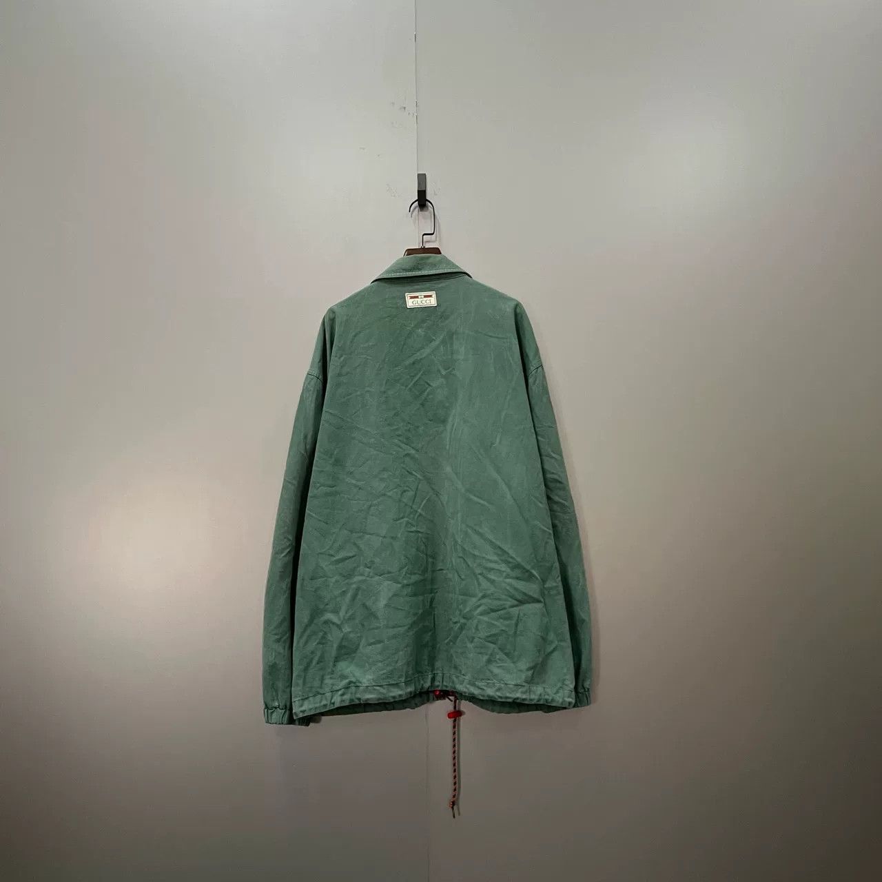 Gucci gucci striped zip-up jacket in green and red Size US L / EU 52-54 / 3 - 2 Thumbnail