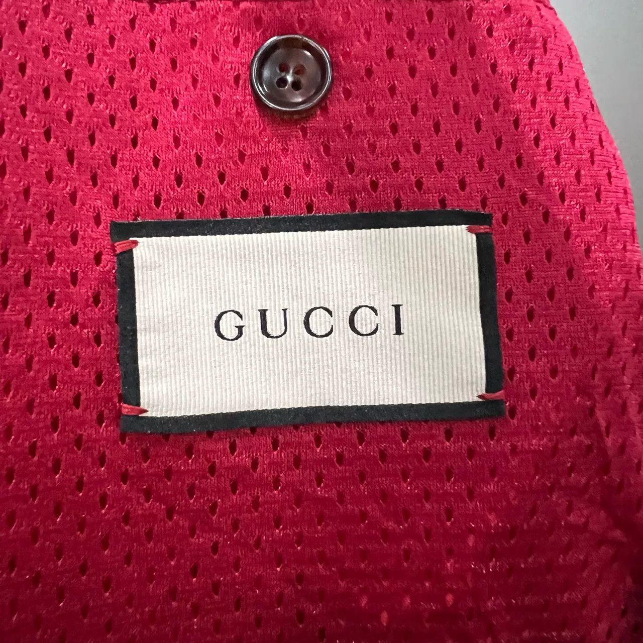 Gucci gucci striped zip-up jacket in green and red Size US L / EU 52-54 / 3 - 3 Thumbnail