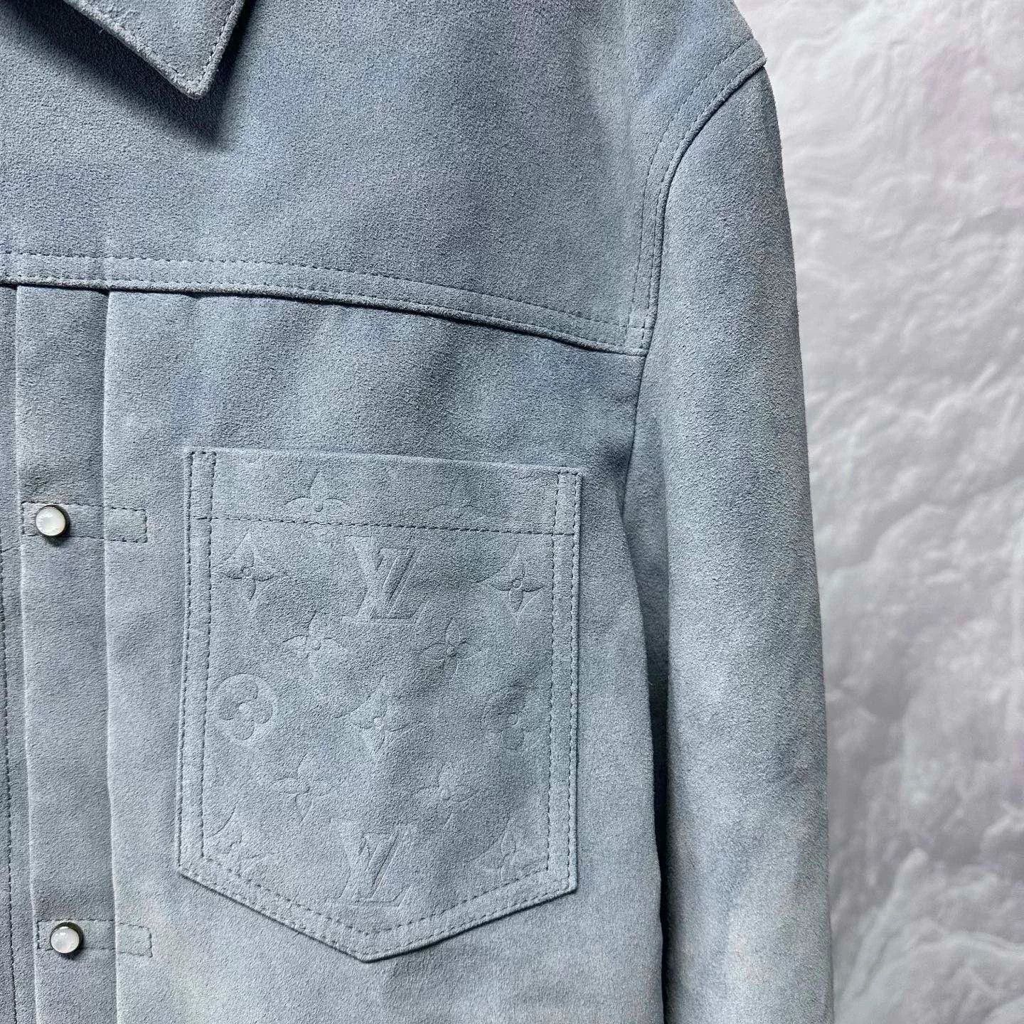 Louis Vuitton louis vuitton suede leather pocket jacket Size US L / EU 52-54 / 3 - 3 Thumbnail