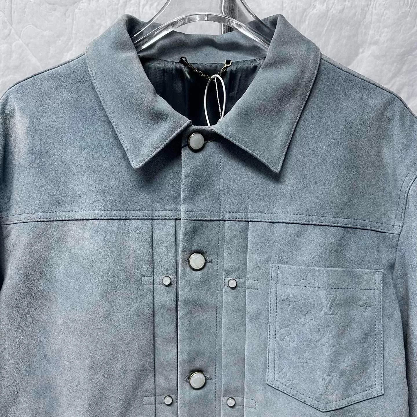 Louis Vuitton louis vuitton suede leather pocket jacket Size US L / EU 52-54 / 3 - 4 Thumbnail