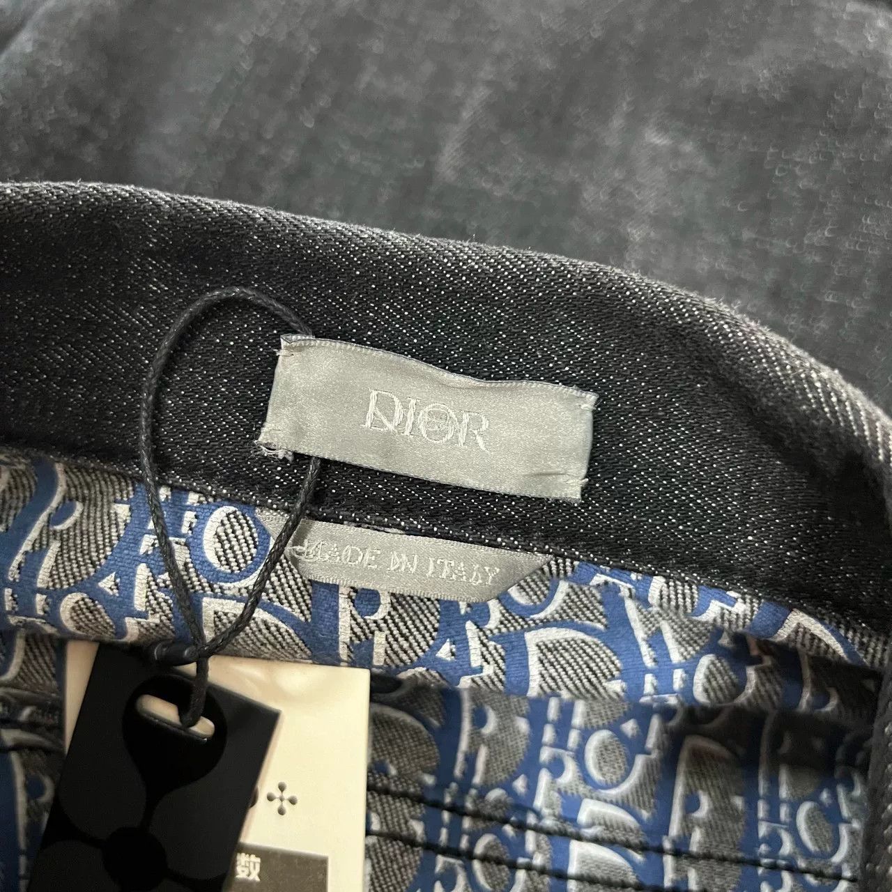 Dior dior logo denim jacket black size 50 Size US L / EU 52-54 / 3 - 3 Thumbnail