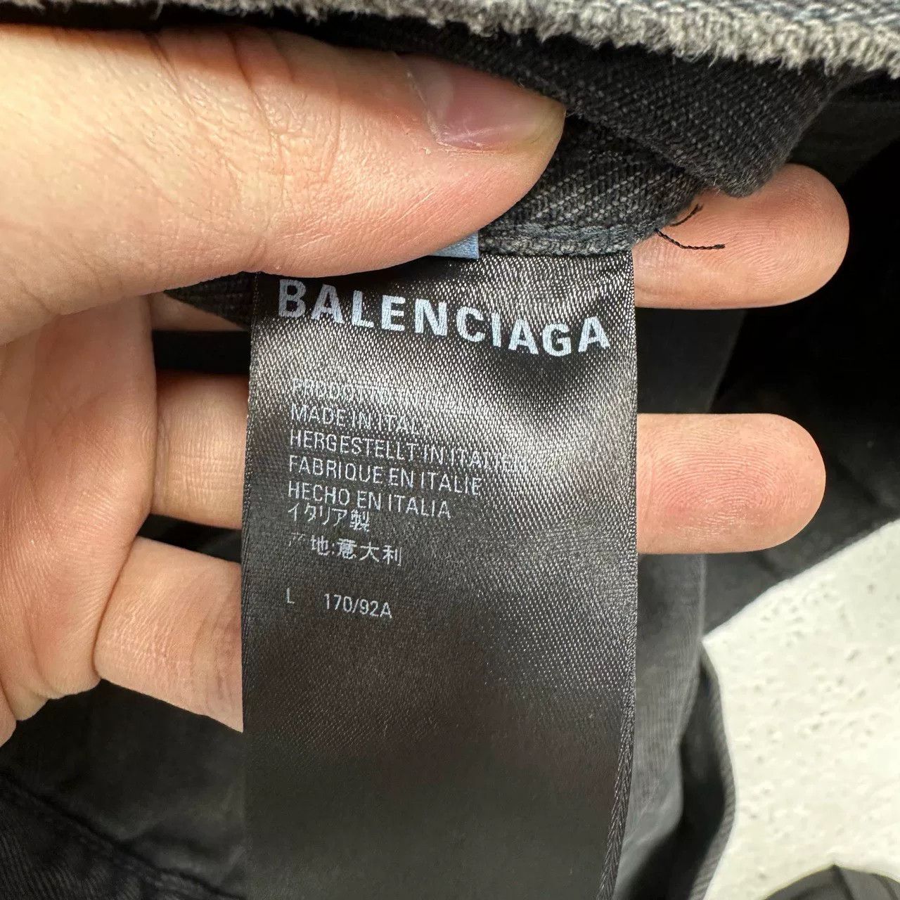 Balenciaga balenciaga double b logo denim jacket Size US L / EU 52-54 / 3 - 4 Thumbnail