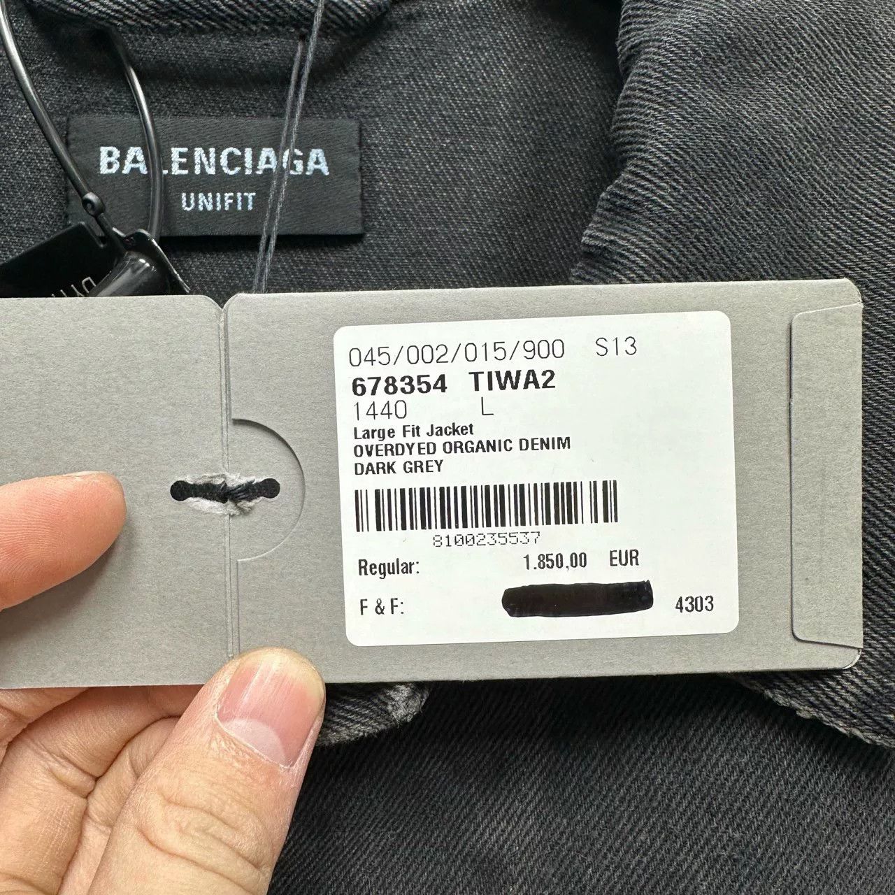 Balenciaga balenciaga double b logo denim jacket Size US L / EU 52-54 / 3 - 7 Thumbnail