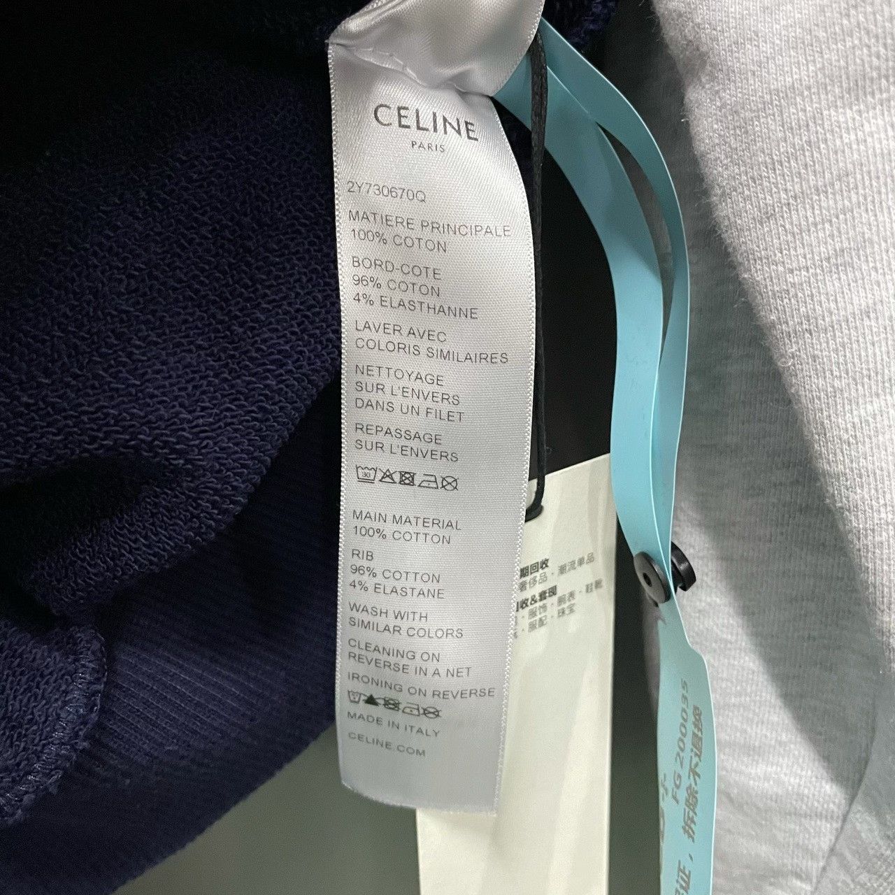 Celine celine hooded sweatshirt with layering design Size XS / US 0-2 / IT 36-38 - 3 Thumbnail