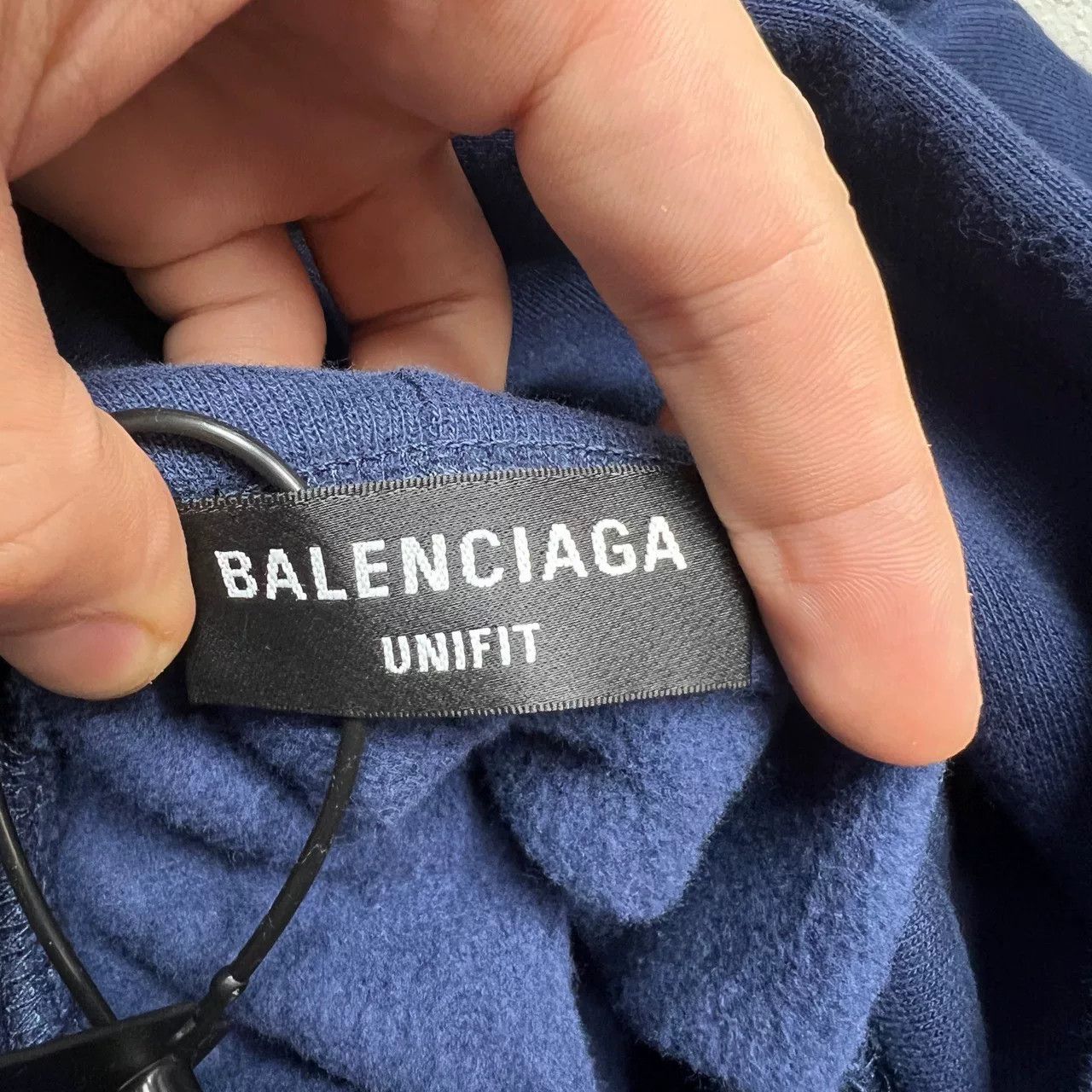 Balenciaga balenciaga gay embroidered hoodie in blue Size US XS / EU 42 / 0 - 5 Thumbnail
