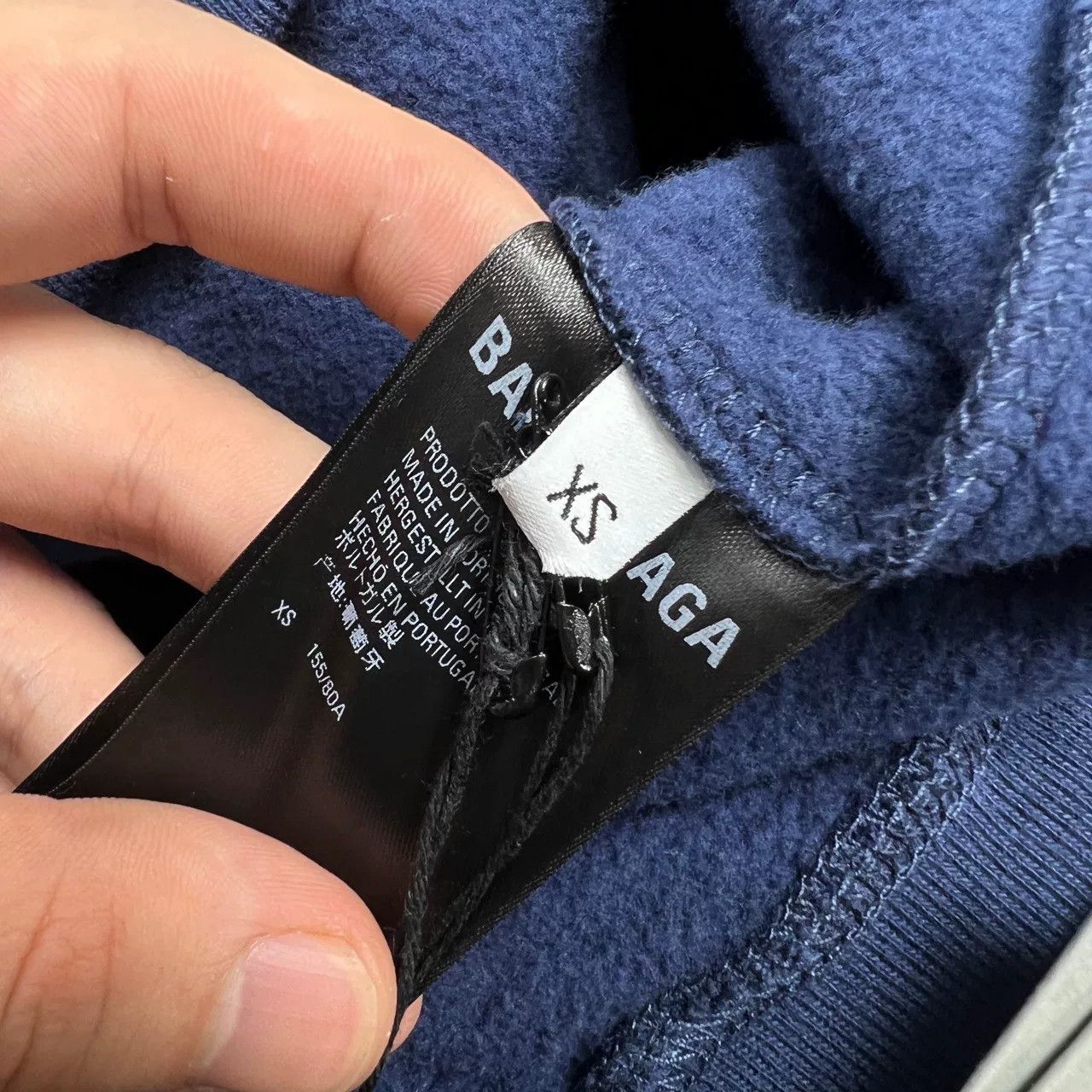 Balenciaga balenciaga gay embroidered hoodie in blue Size US XS / EU 42 / 0 - 3 Thumbnail