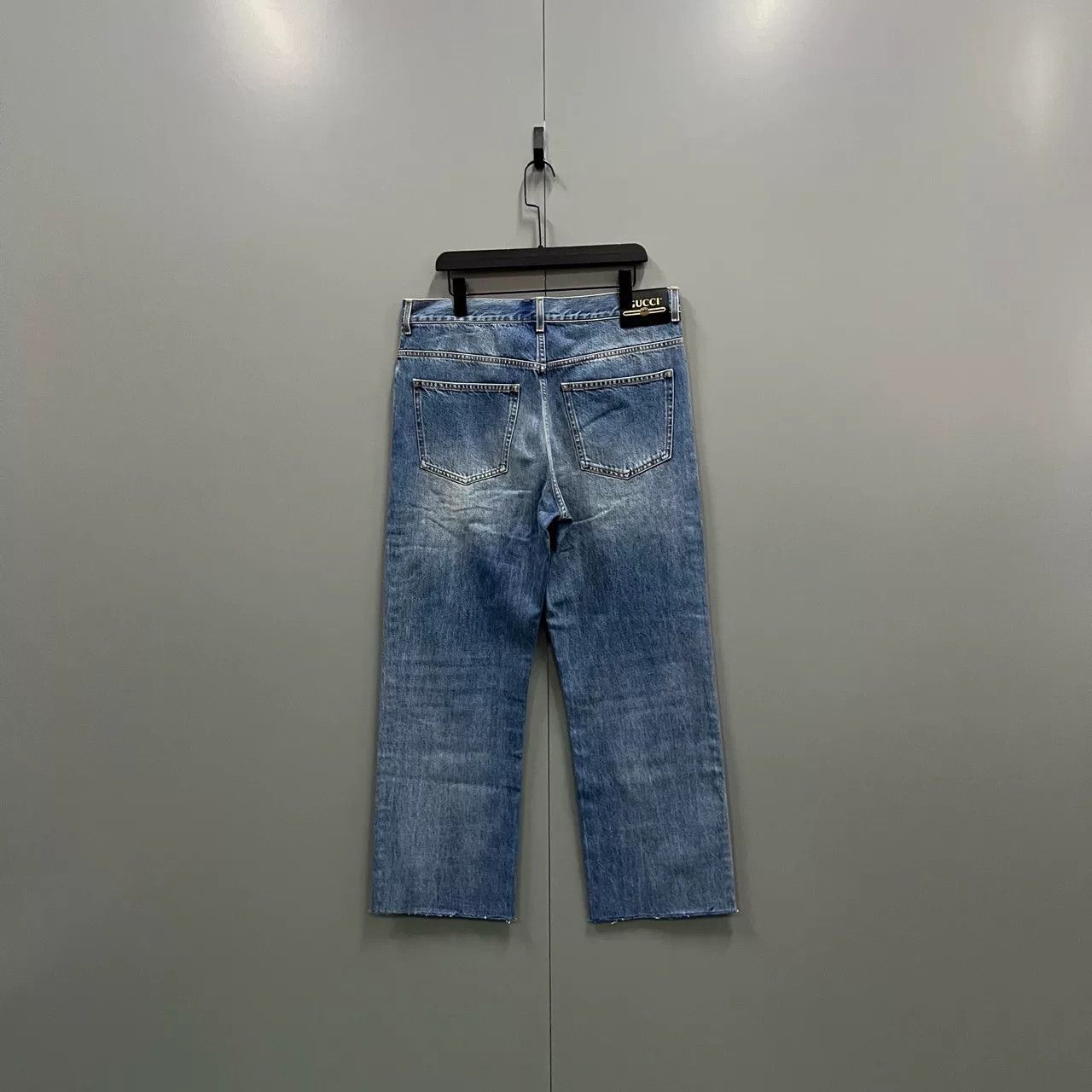 Gucci gucci washed denim wide-leg pants Size 36" / US 14 / IT 50 - 2 Thumbnail