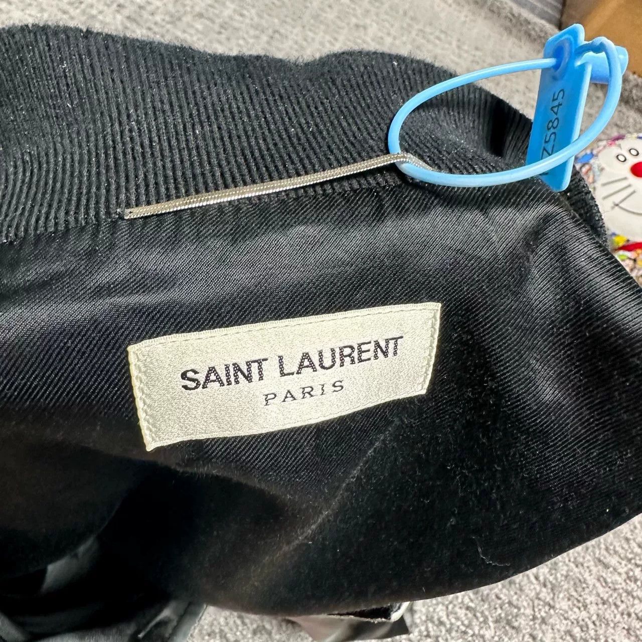 Saint Laurent Paris black and white tie-dye silk jacket Size US M / EU 48-50 / 2 - 4 Thumbnail