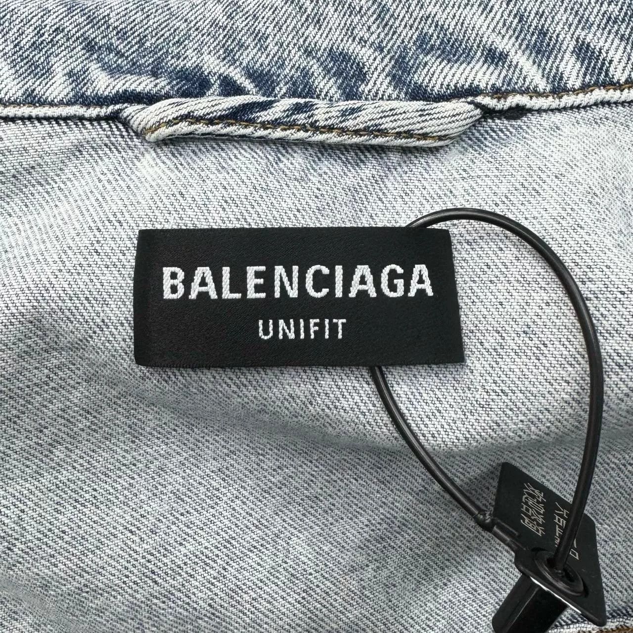 Balenciaga balenciaga twisted sleeve denim jacket Size S / US 4 / IT 40 - 7 Thumbnail