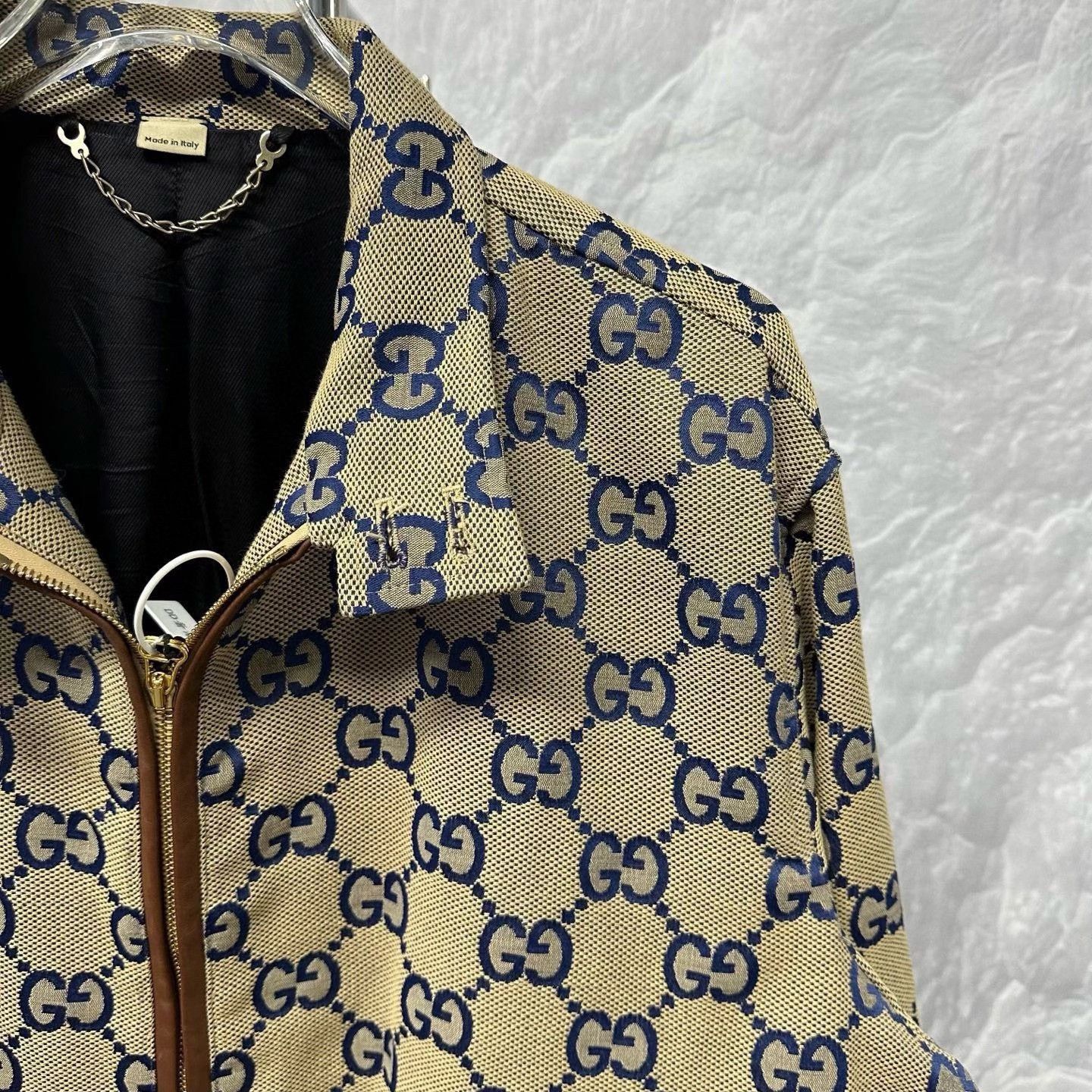 Gucci blue floral print Gucci jacket with G logo Size US L / EU 52-54 / 3 - 3 Thumbnail