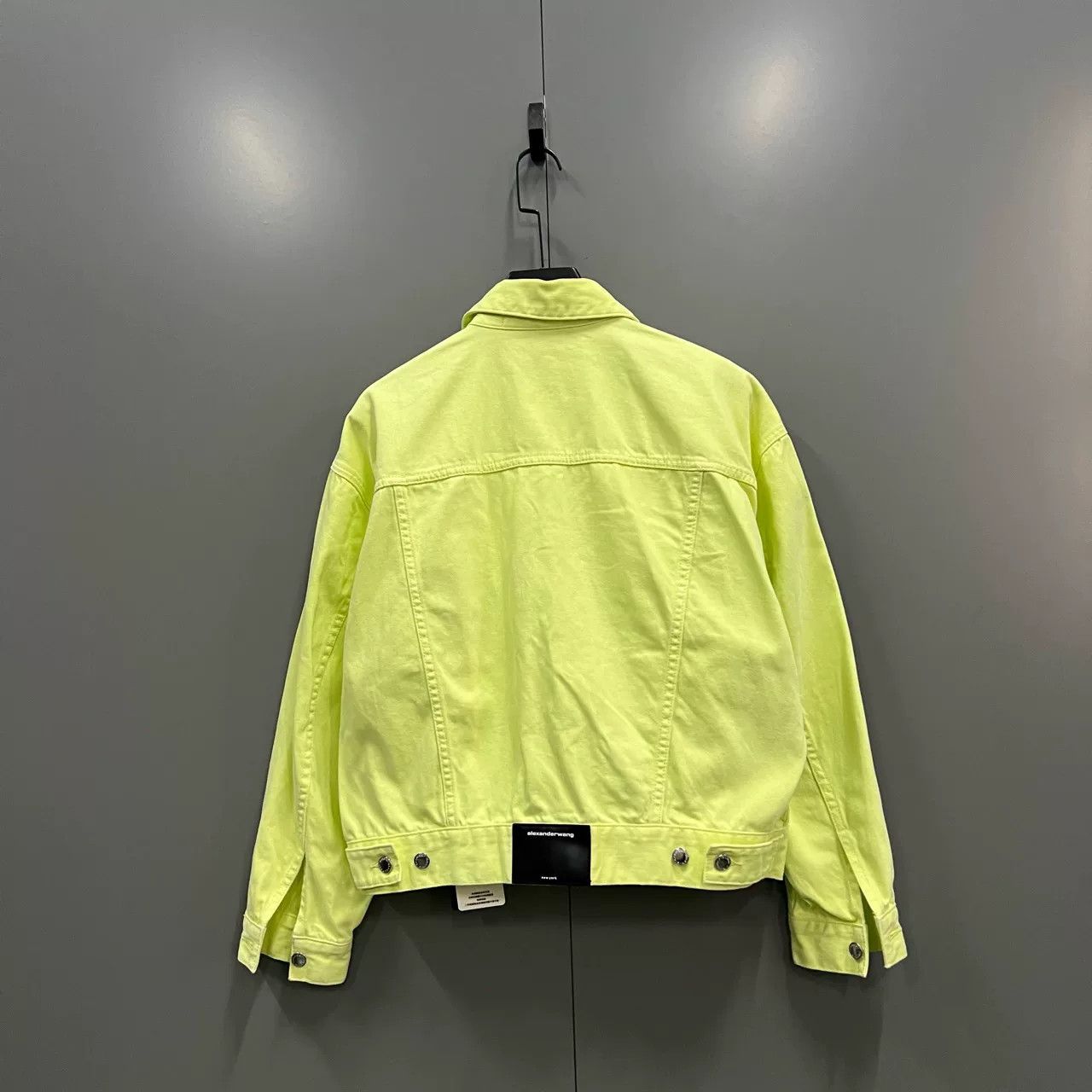 Alexander Wang fluorescent yellow denim jacket by alexander wang Size US S / EU 44-46 / 1 - 2 Thumbnail