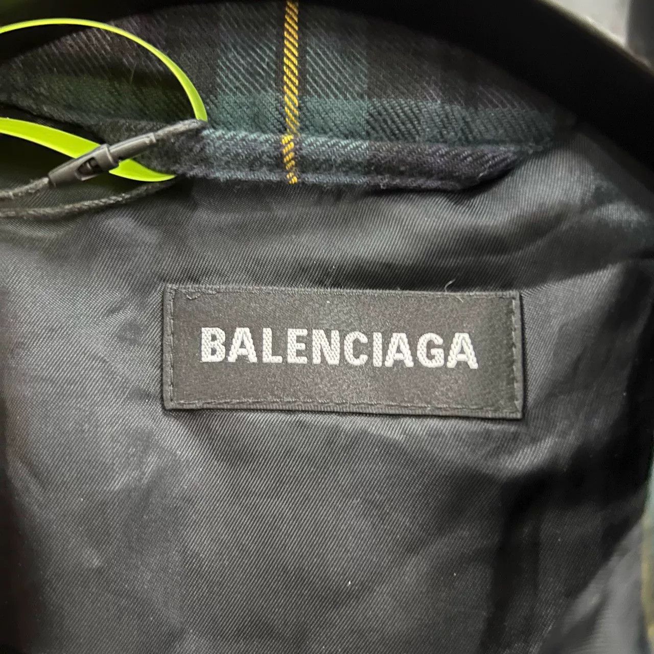 Balenciaga balenciaga plaid embroidered logo jacket Size US L / EU 52-54 / 3 - 3 Thumbnail