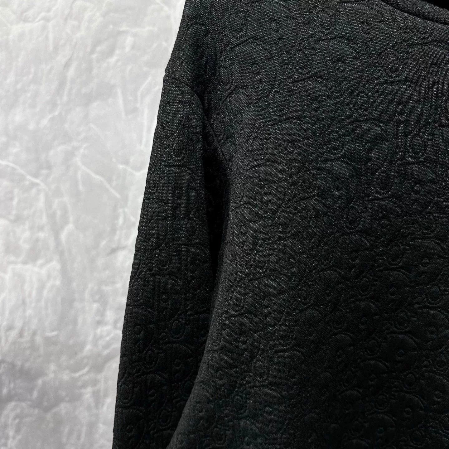 Dior dior ss25 oblique hooded sweatshirt in black Size US XXL / EU 58 / 5 - 4 Thumbnail