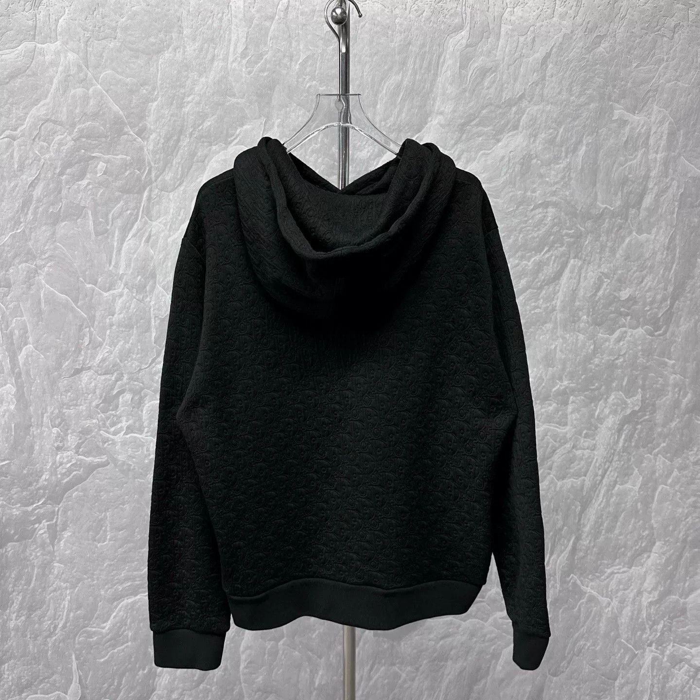 Dior dior ss25 oblique hooded sweatshirt in black Size US XXL / EU 58 / 5 - 2 Thumbnail
