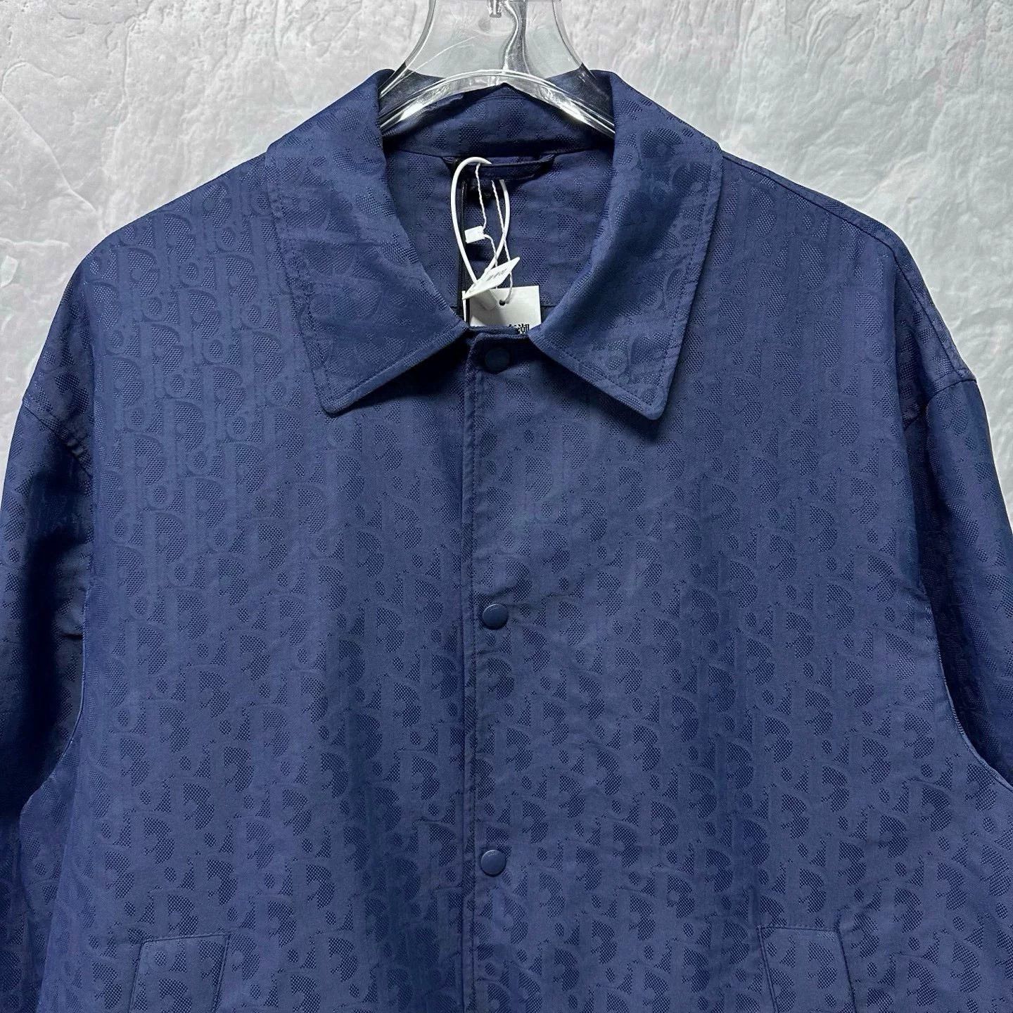 Dior dior fw25 oblique logo jacket in navy Size US L / EU 52-54 / 3 - 4 Thumbnail