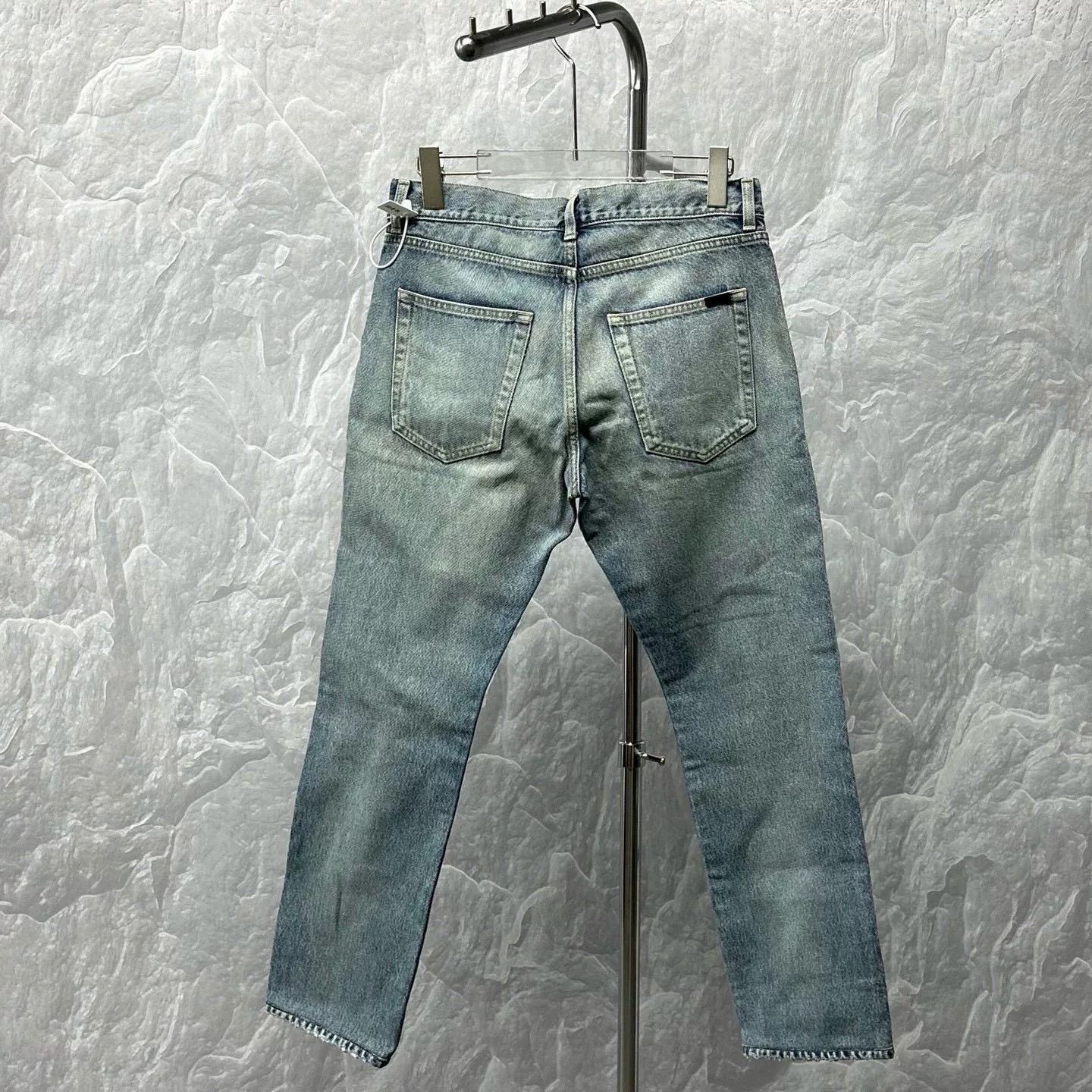Saint Laurent Paris saint laurent classic washed denim pants Size US 29 - 2 Thumbnail