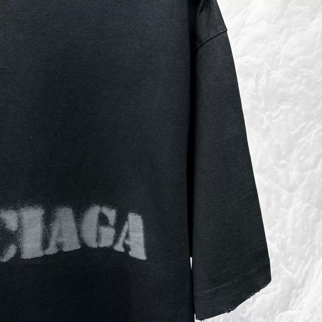 Balenciaga balenciaga ss24 fuzzy letter print t-shirt Size US XS / EU 42 / 0 - 4 Thumbnail