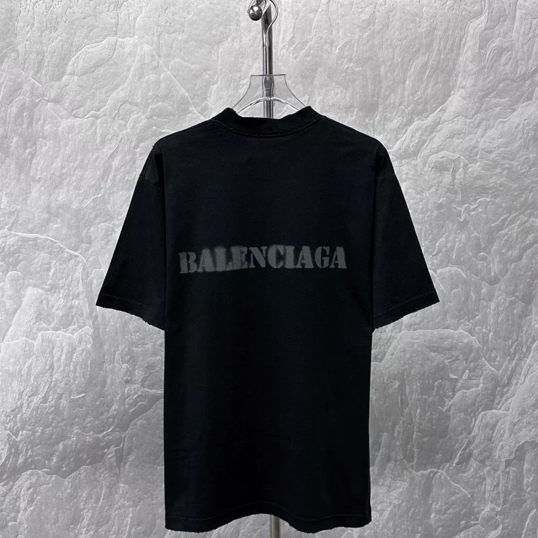 Balenciaga balenciaga ss24 fuzzy letter print t-shirt Size US XS / EU 42 / 0 - 2 Thumbnail