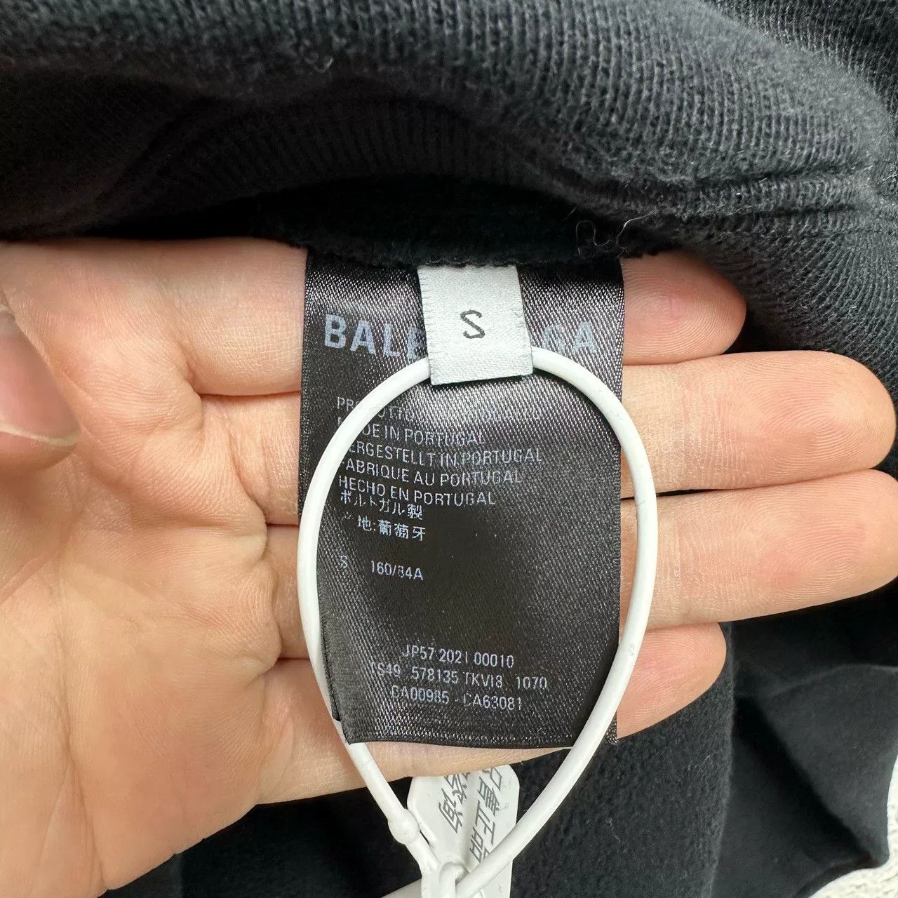Balenciaga balenciaga mosaic logo hoodie in navy Size US S / EU 44-46 / 1 - 5 Thumbnail