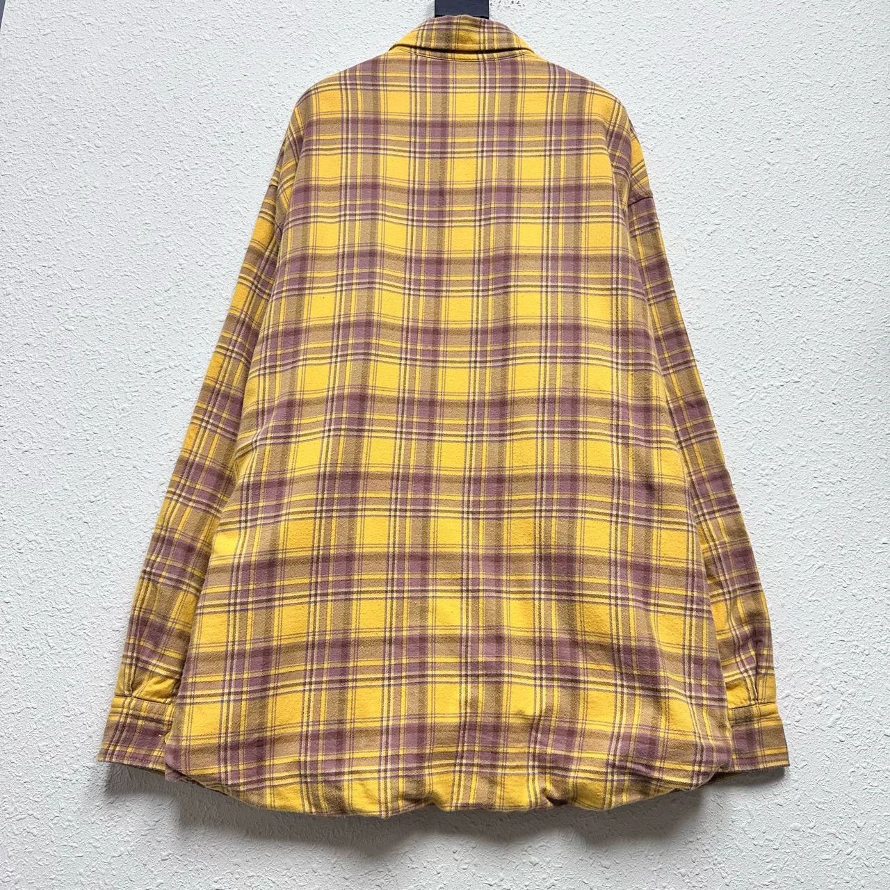 Balenciaga Balenciaga Pink Flannel Yellow Plaid Shirt Jacket Size US M / EU 48-50 / 2 - 2 Thumbnail