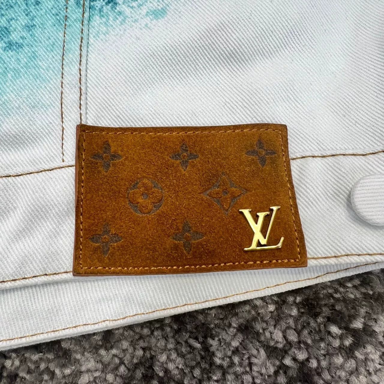 Louis Vuitton louis vuitton blue and white denim jacket Size US L / EU 52-54 / 3 - 5 Thumbnail