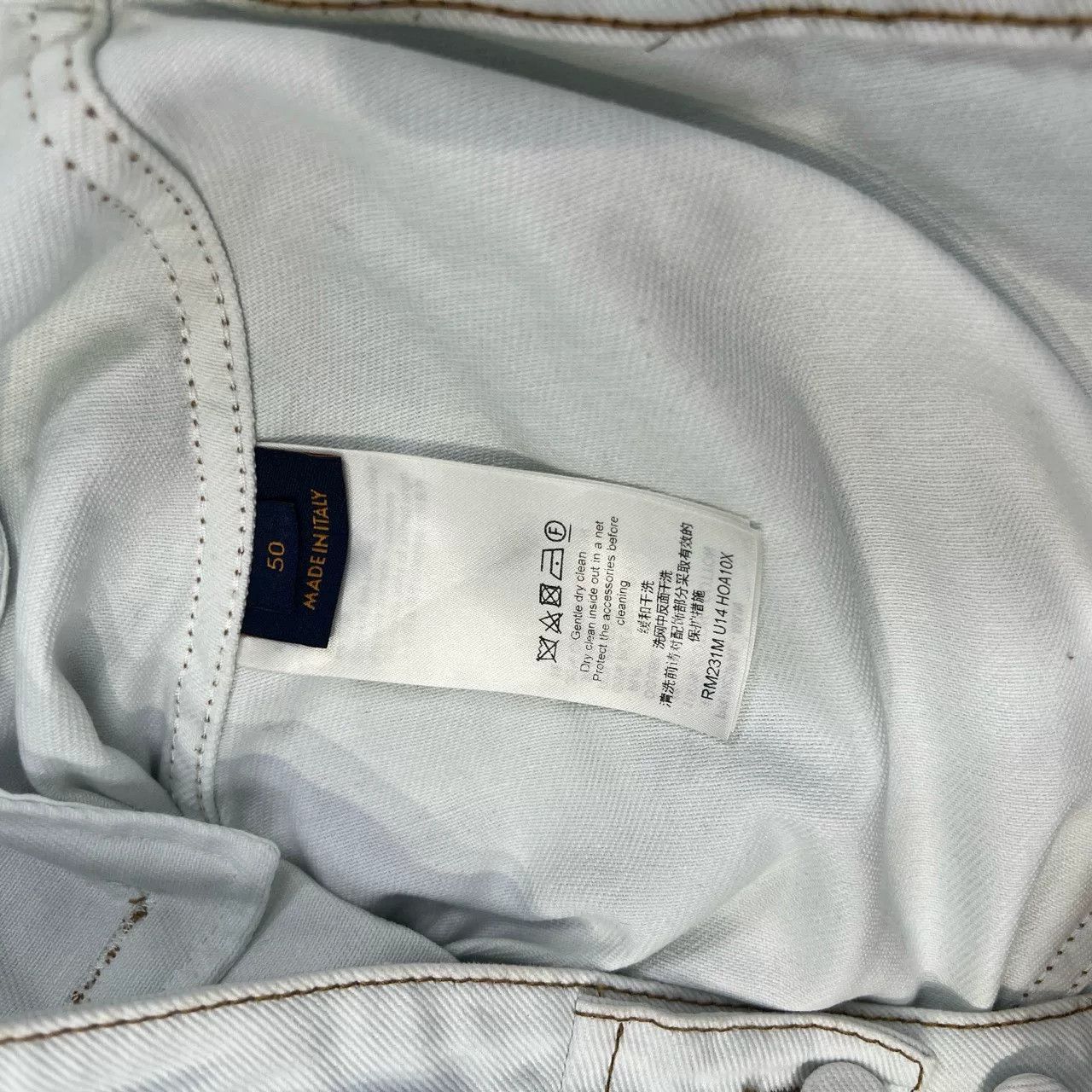 Louis Vuitton louis vuitton blue and white denim jacket Size US L / EU 52-54 / 3 - 7 Thumbnail