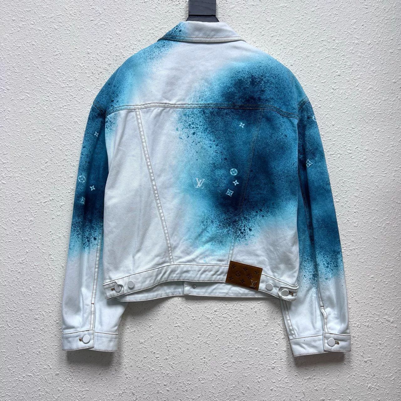 Louis Vuitton louis vuitton blue and white denim jacket Size US L / EU 52-54 / 3 - 2 Thumbnail
