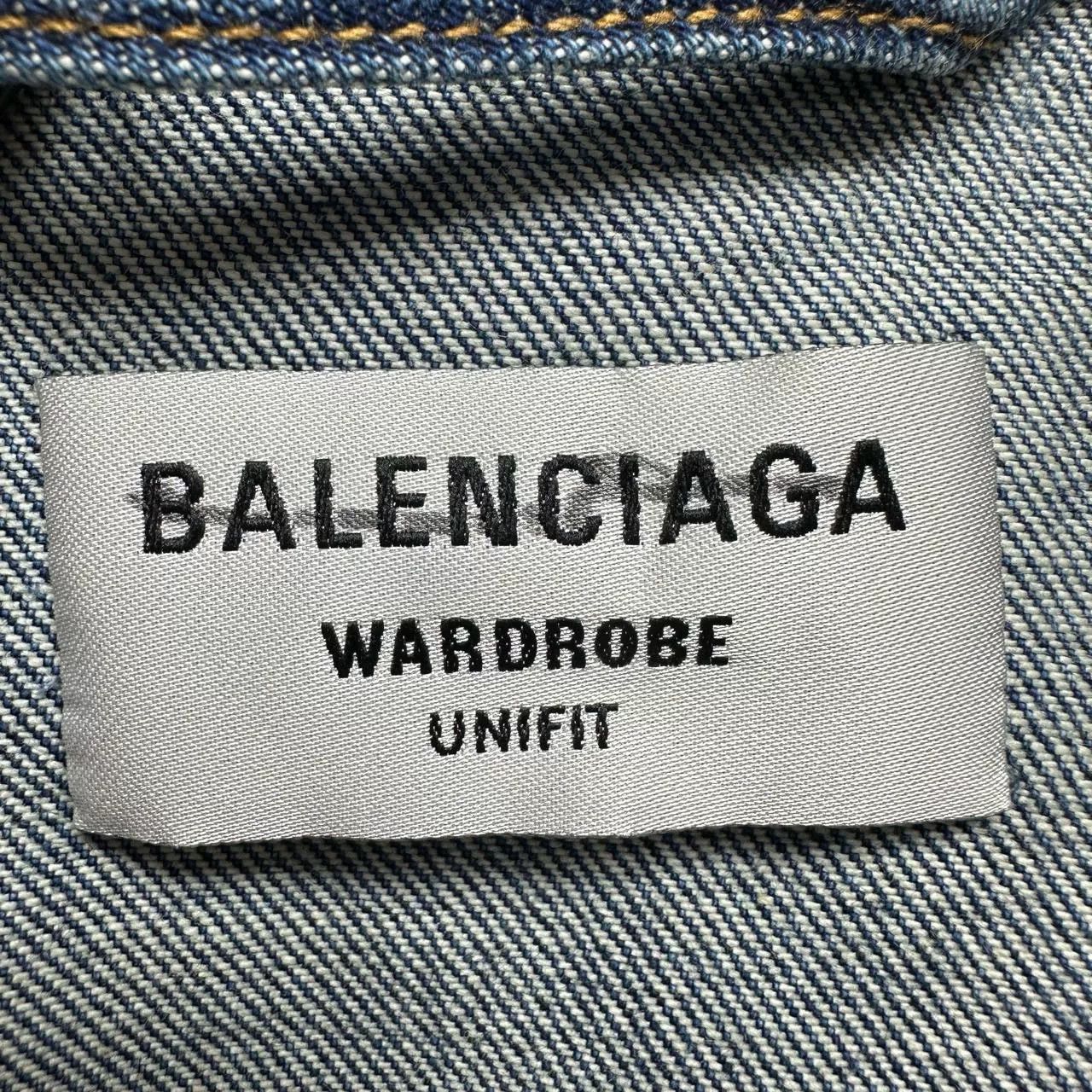 Balenciaga balenciaga graffiti print denim jacket Size US M / EU 48-50 / 2 - 3 Thumbnail