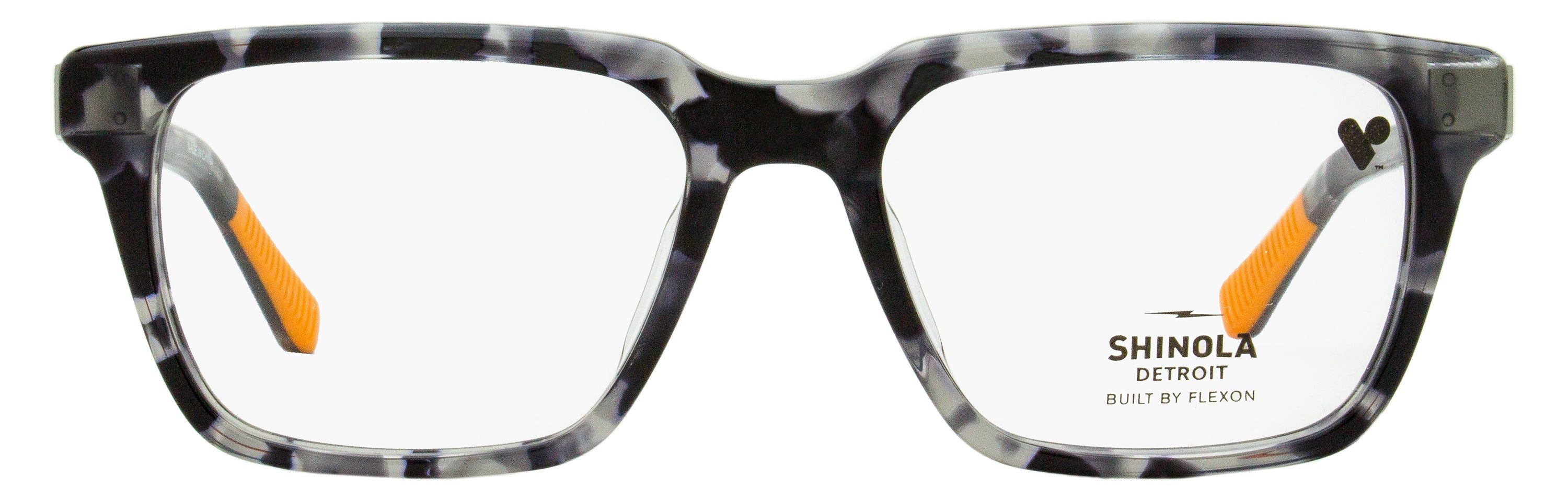 Shinola Flexon Rectangular Eyeglasses SH15000 005 Black Tortoise 54m Size ONE SIZE - 2 Thumbnail