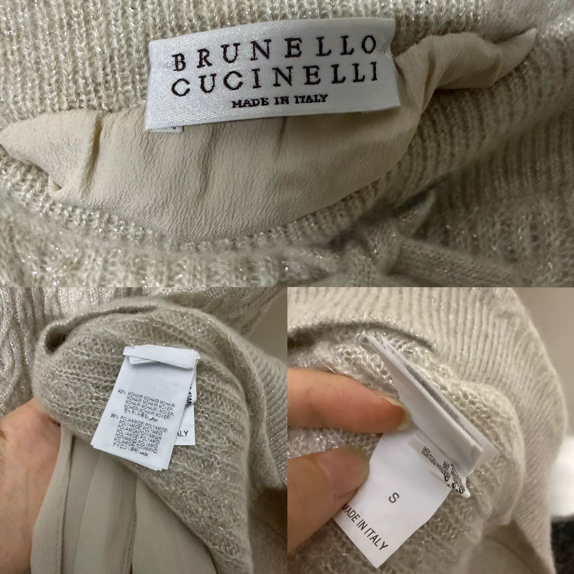 Brunello Cucinelli Brunello Cucinelli Metallic Mohair Skirt S - dmc Size 28" / US 6 / IT 42 - 8 Thumbnail