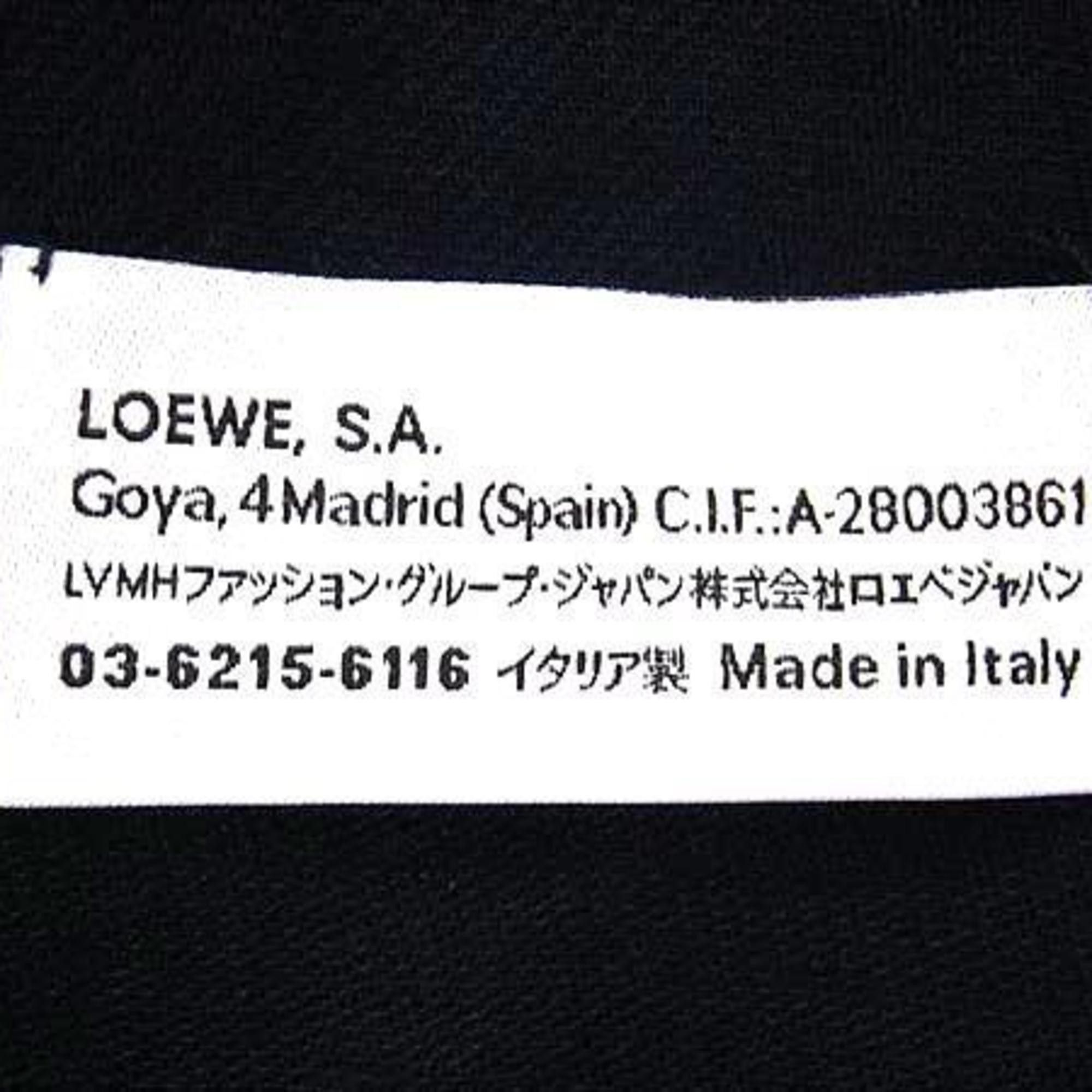 Loewe LOEWE Anagram Stole, Navy, 62% Wool, 28% Silk, 10% Cashmere, Women's Size ONE SIZE - 4 Thumbnail