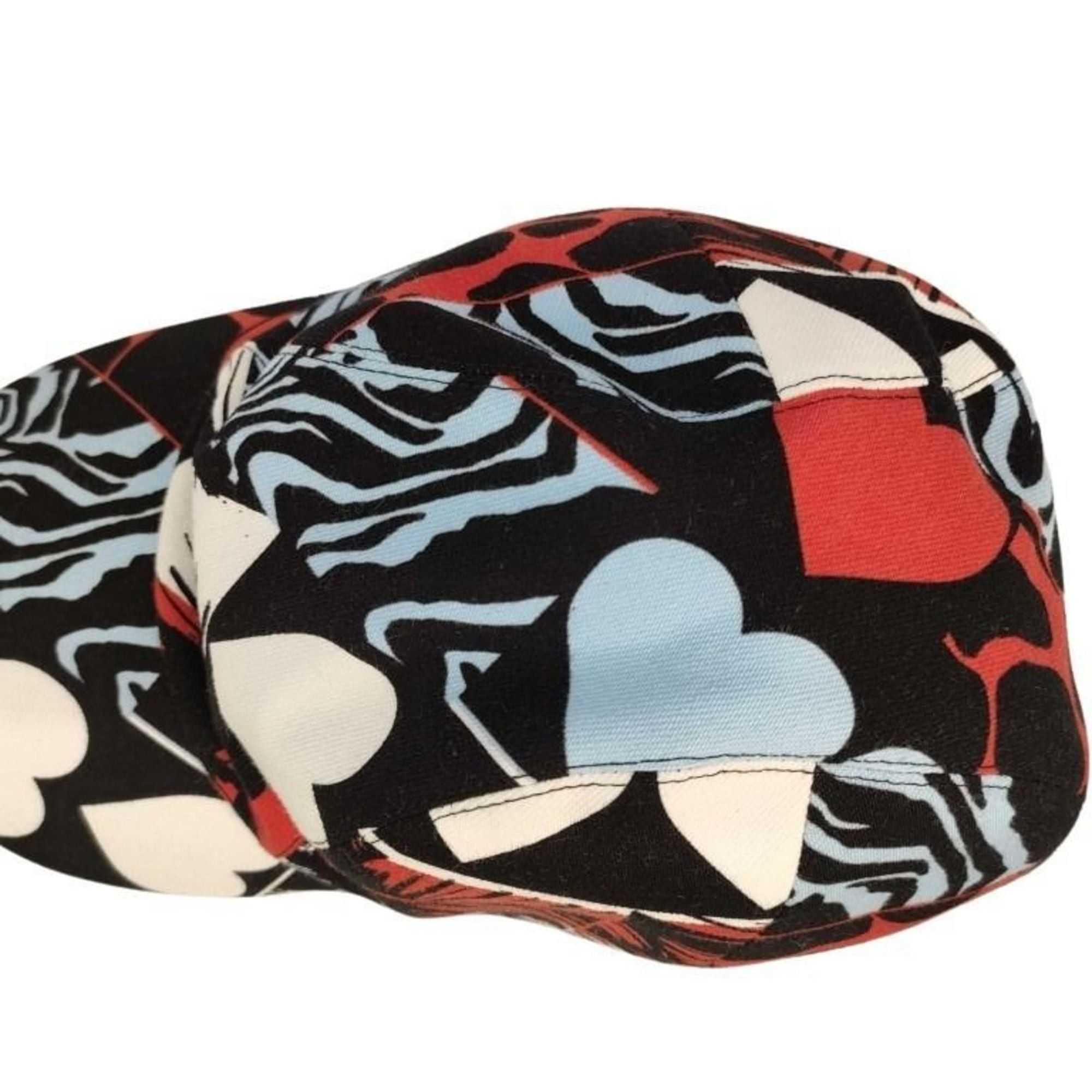 Hermes HERMES Hermès Serie Cap Multicolor Cotton Polyurethane Men's Women's Size ONE SIZE - 5 Thumbnail