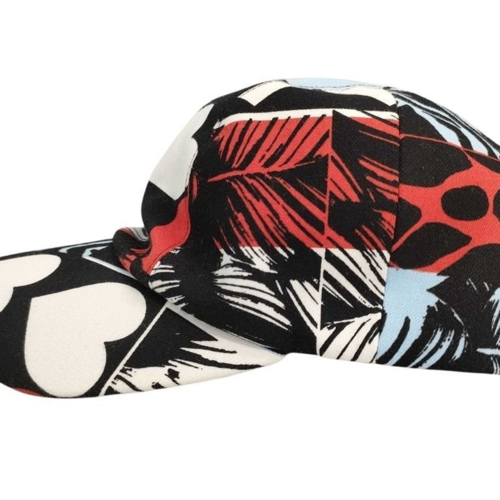 Hermes HERMES Hermès Serie Cap Multicolor Cotton Polyurethane Men's Women's Size ONE SIZE - 2 Thumbnail