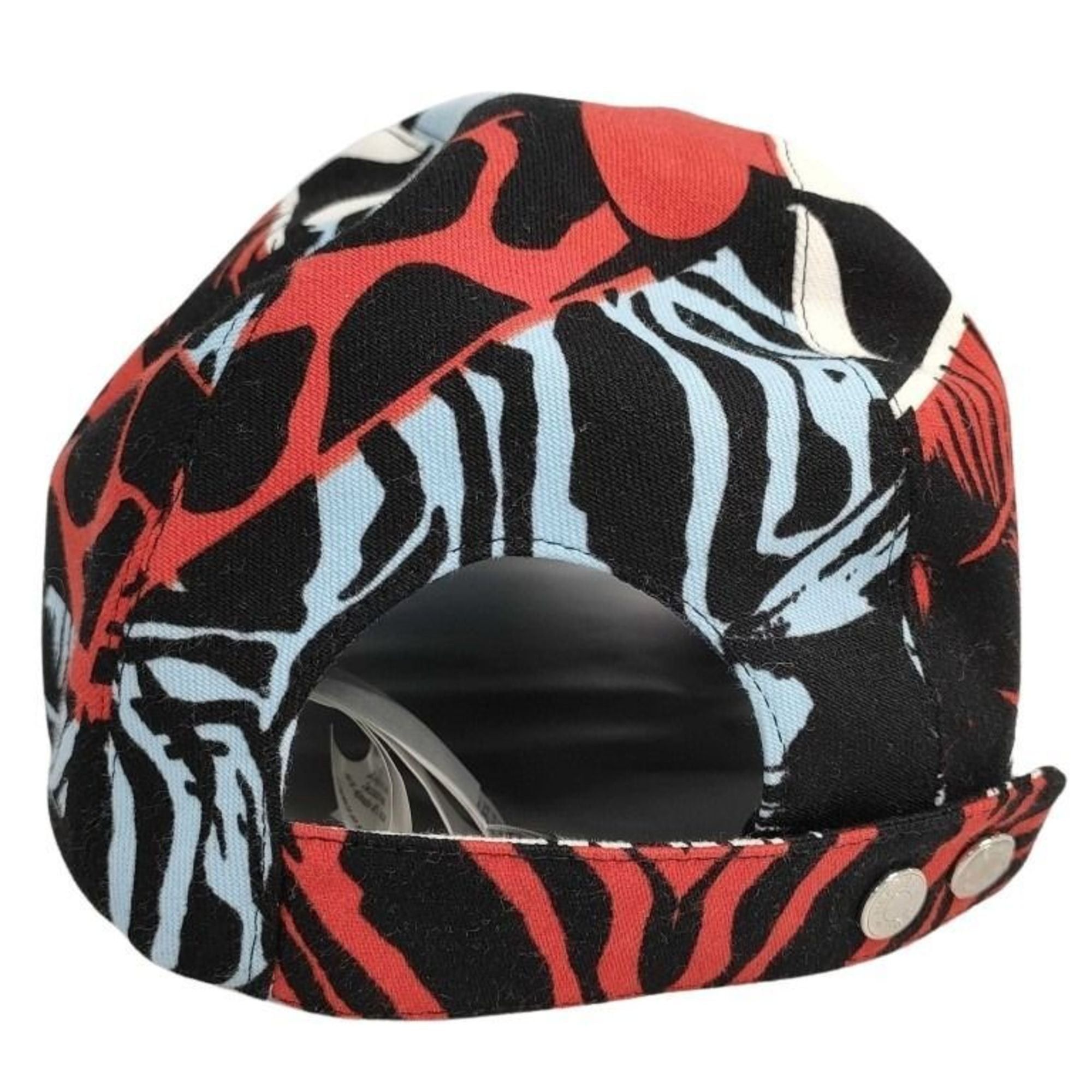 Hermes HERMES Hermès Serie Cap Multicolor Cotton Polyurethane Men's Women's Size ONE SIZE - 3 Thumbnail