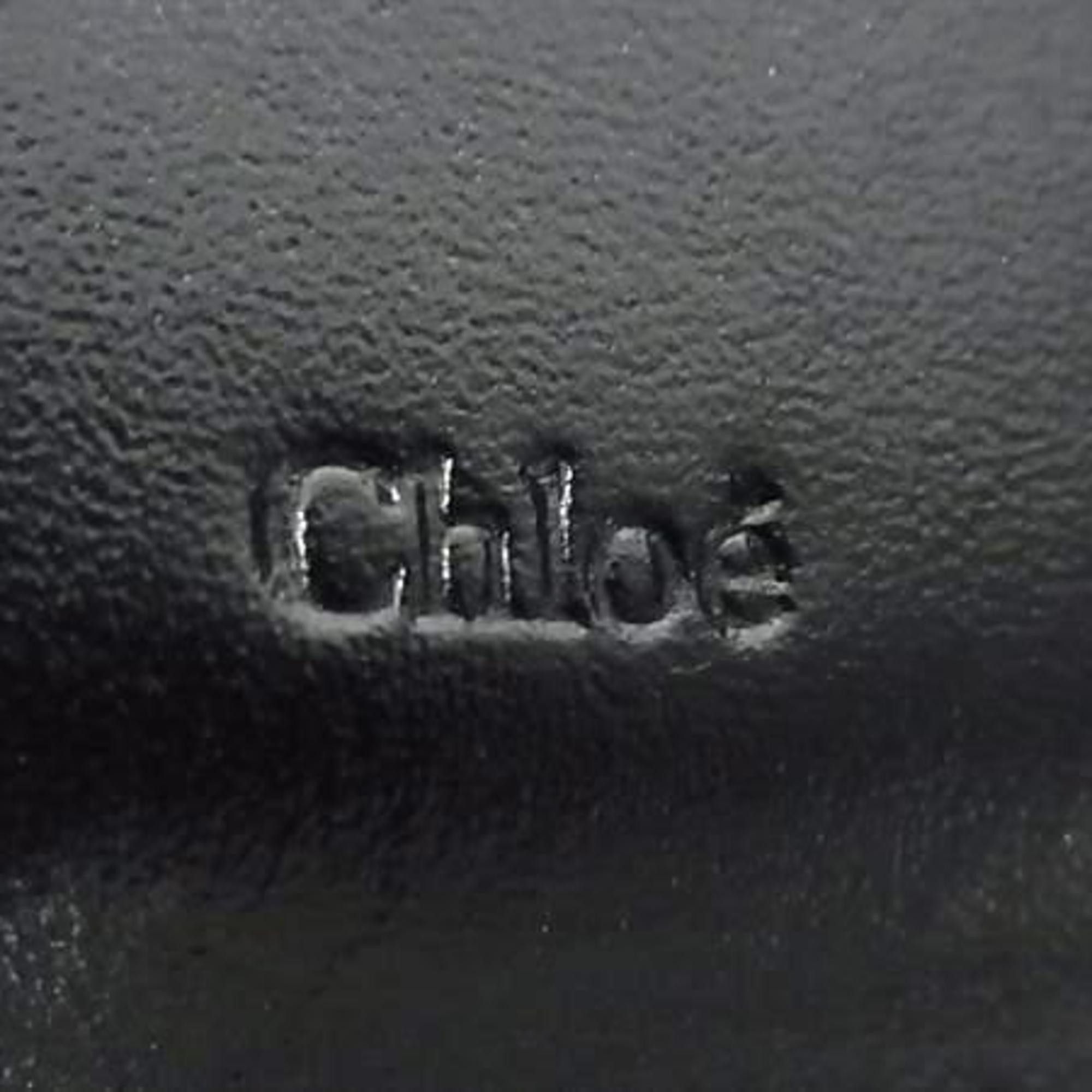 Chloe Chloé Chloe KIKI Small Trifold Wallet in Black and Beige Leather. Women's Wallet. Size ONE SIZE - 2 Thumbnail