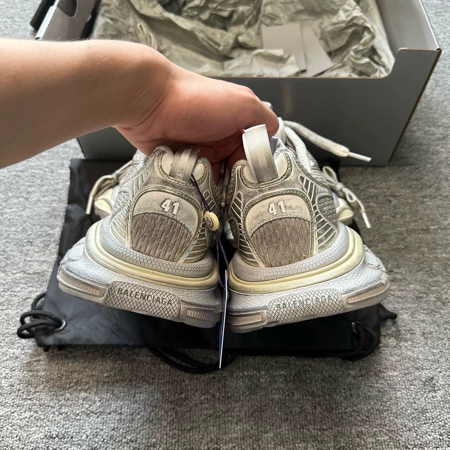 Balenciaga balenciaga 3xl dad sneakers new condition Size US 12 / EU 45 - 4 Thumbnail