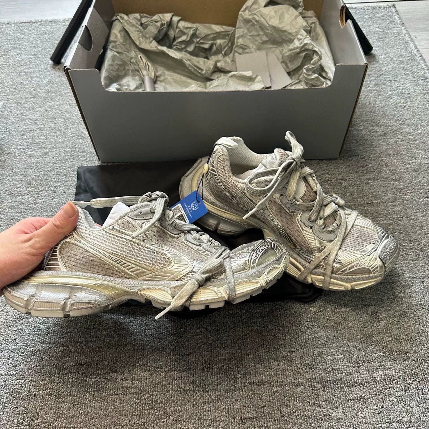 Balenciaga balenciaga 3xl dad sneakers new condition Size US 12 / EU 45 - 3 Thumbnail