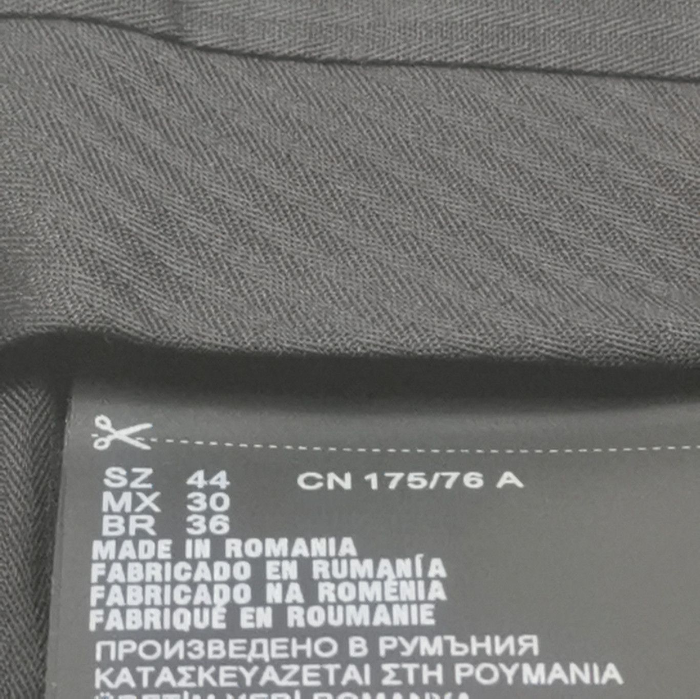 Prada Prada Black Wool Straight Leg Trousers Size 44 0089 Size 42" / US 20 - 8 Thumbnail