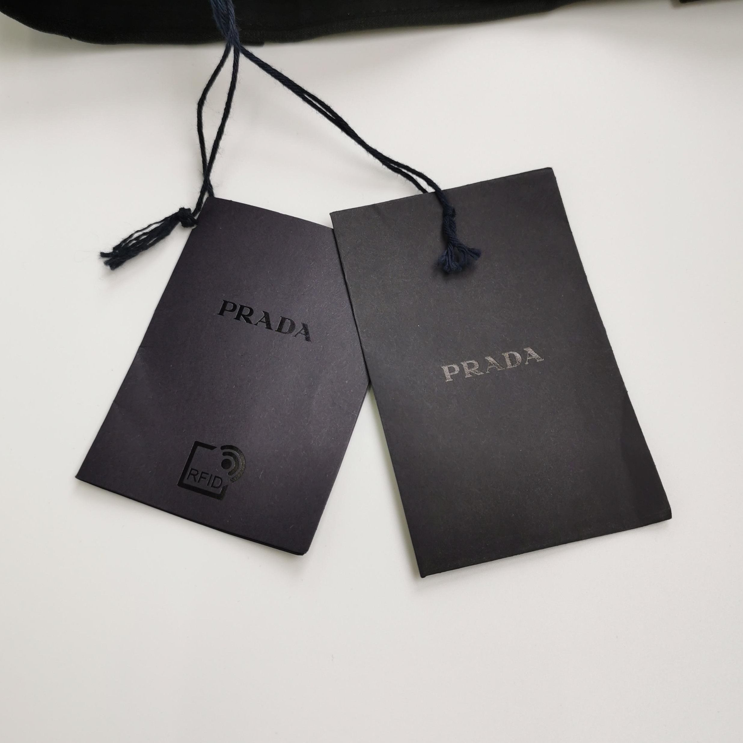 Prada Prada Black Wool Straight Leg Trousers Size 44 0089 Size 42" / US 20 - 3 Thumbnail