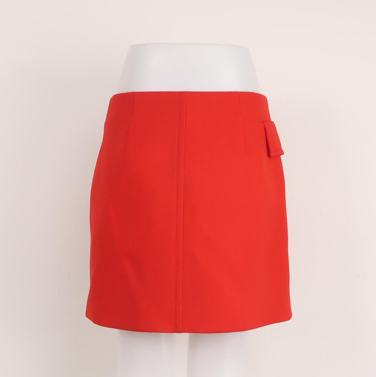Prada Prada Color Block Wool Mini Skirt 0089 Size 40" / US 18 - 2 Thumbnail