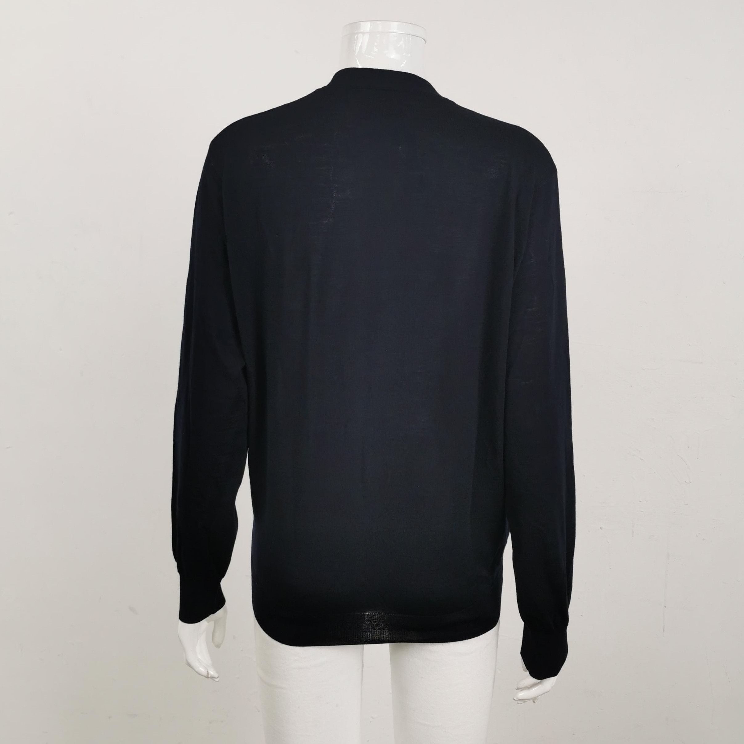 Prada Prada Wool V-Neck Button-Up Cardigan 0089 Size S / US 4 / IT 40 - 2 Thumbnail