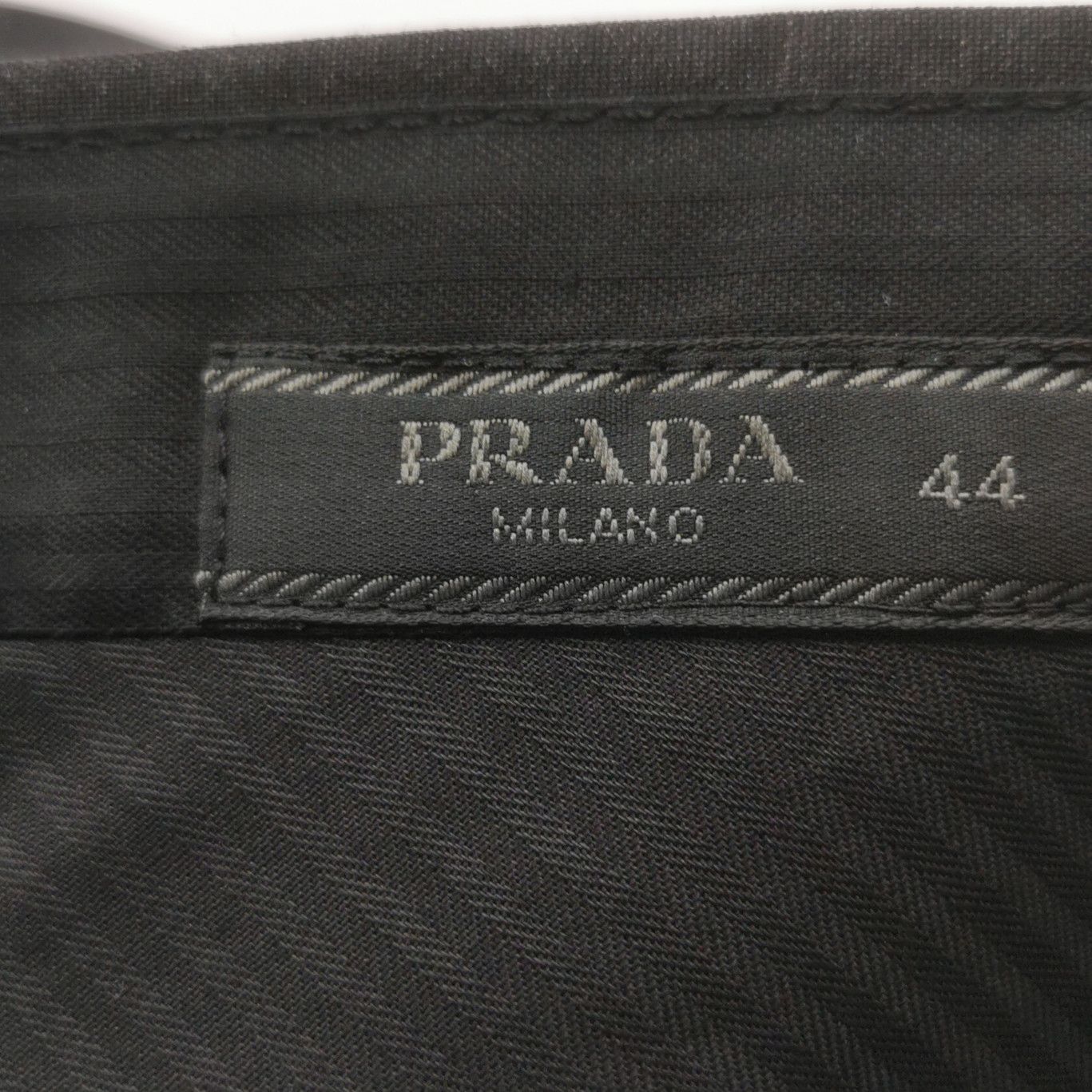 Prada Prada Black Wool Slim Fit Trousers 0089 Size 42" / US 20 - 5 Thumbnail