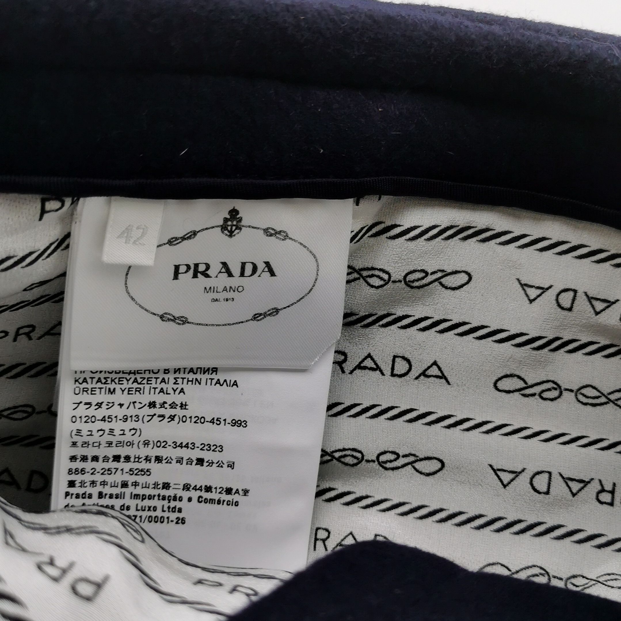 Prada Prada Double-Breasted Knitted Mini Skirt - dmc Size 42" / US 20 - 10 Thumbnail