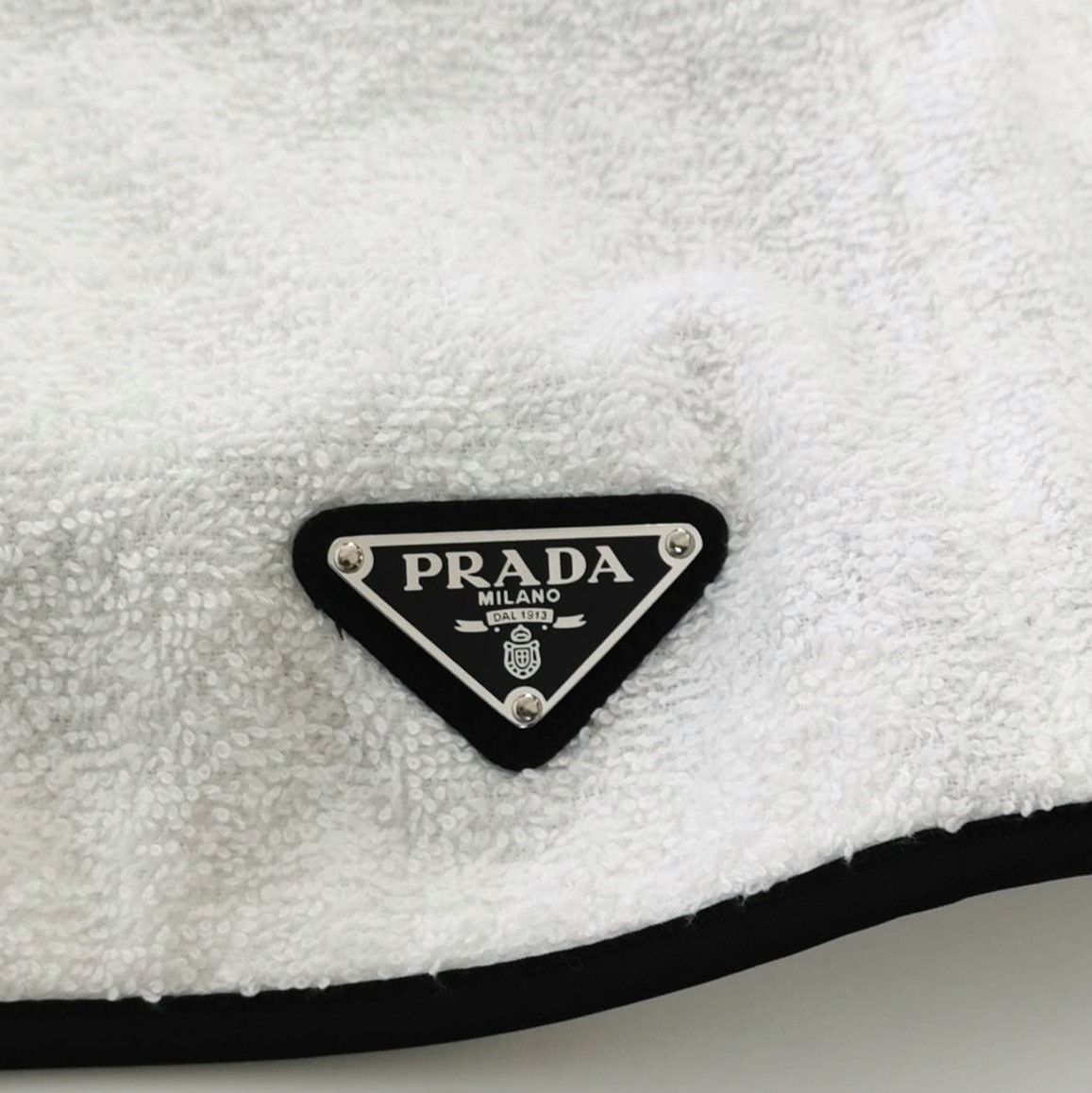 Prada Prada Cotton Triangle Logo Mini Skirt in White - dmc Size 38" / US 16 / IT 52 - 3 Thumbnail