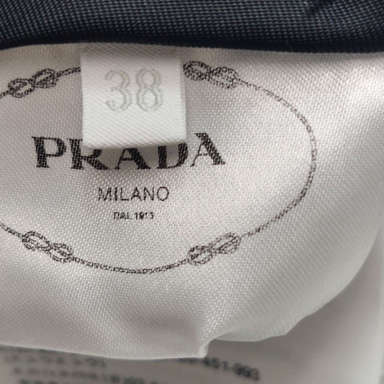Prada Prada Cotton Triangle Logo Mini Skirt in White - dmc Size 38" / US 16 / IT 52 - 7 Thumbnail
