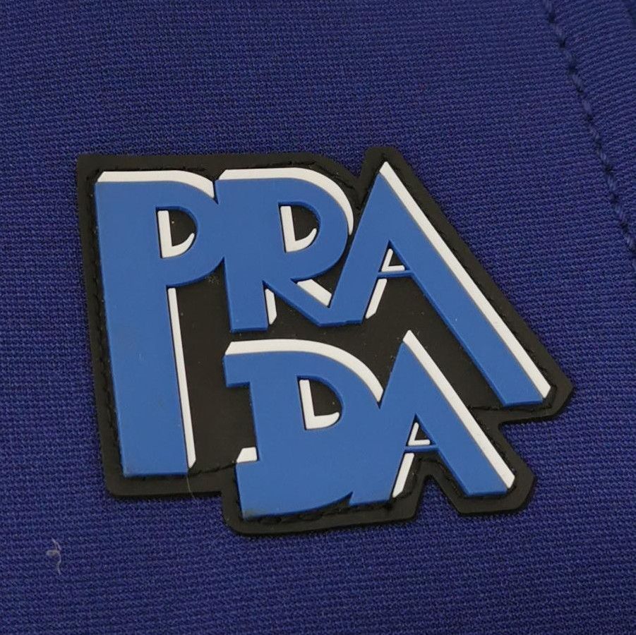Prada Prada Logo Embellished Mini Skirt in Navy - dmc Size 42" / US 20 - 3 Thumbnail