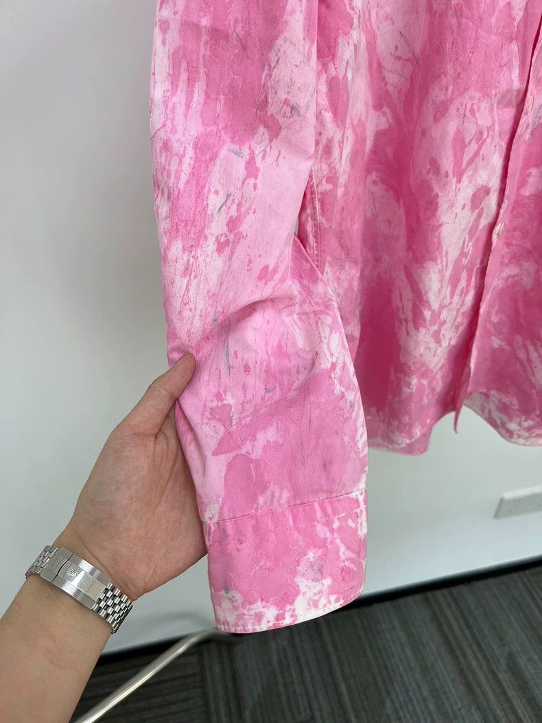 Comme des Garcons Comme Des Garçons Pink Tie-Dye Shirt Size US M / EU 48-50 / 2 - 4 Thumbnail