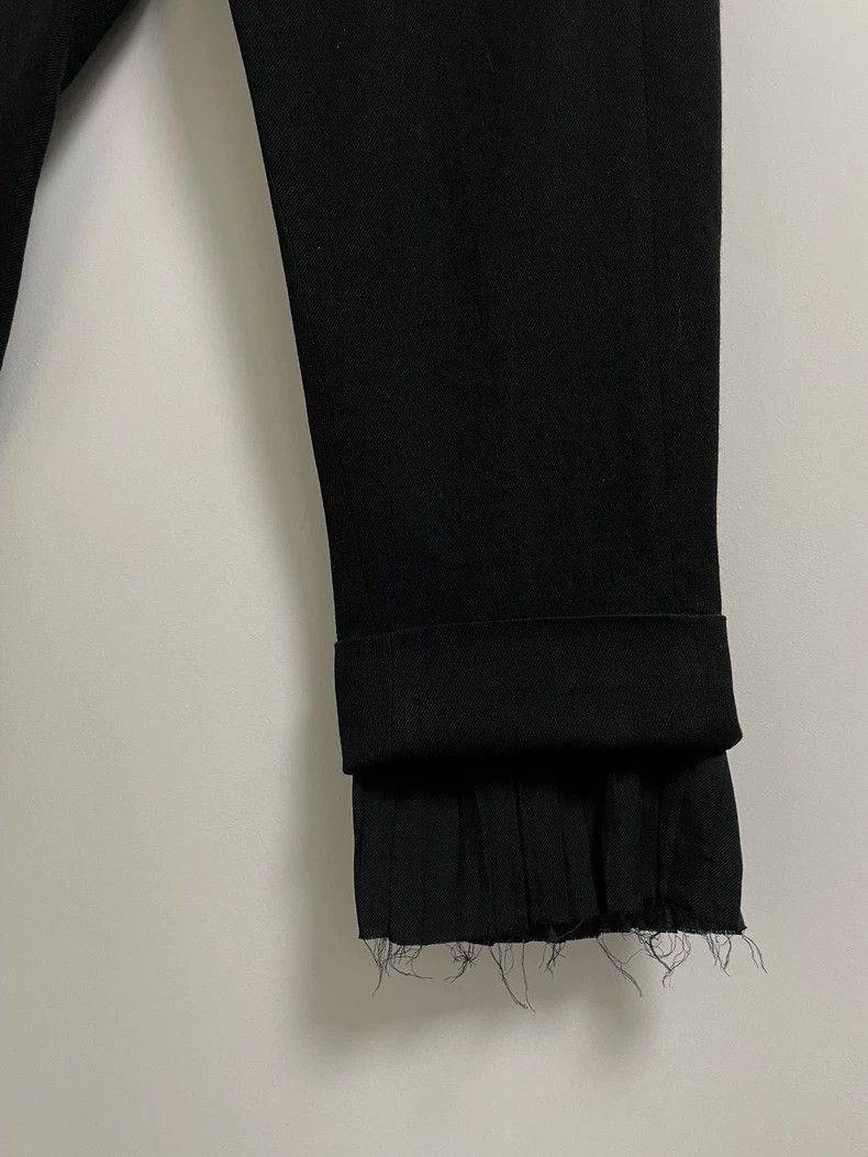 Ann Demeulemeester Ann Demeulemeester Pleated Cropped Trousers Size US 30 / EU 46 - 7 Thumbnail