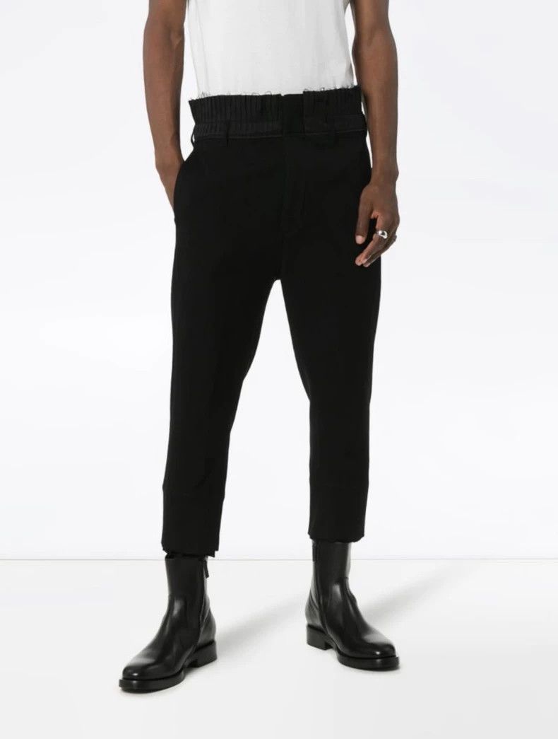 Ann Demeulemeester Ann Demeulemeester Pleated Cropped Trousers Size US 30 / EU 46 - 3 Thumbnail