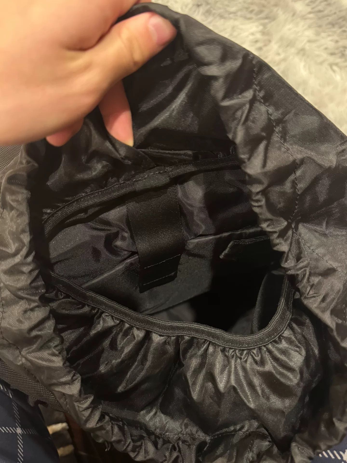 Yohji Yamamoto Yohji Yamamoto x New Era Embroidered Backpack Size ONE SIZE - 6 Thumbnail